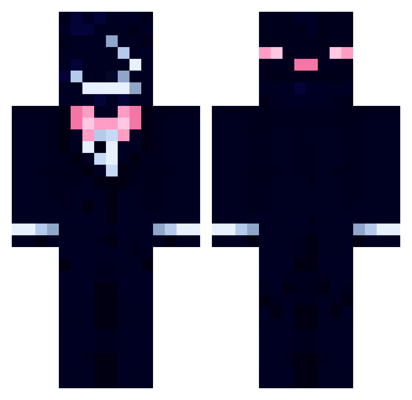 Raphael_the_guy Minecraft skin, front and back view