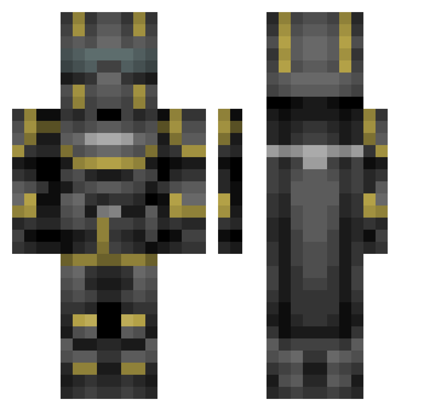 _britishbacon_ Minecraft skin, front and back view