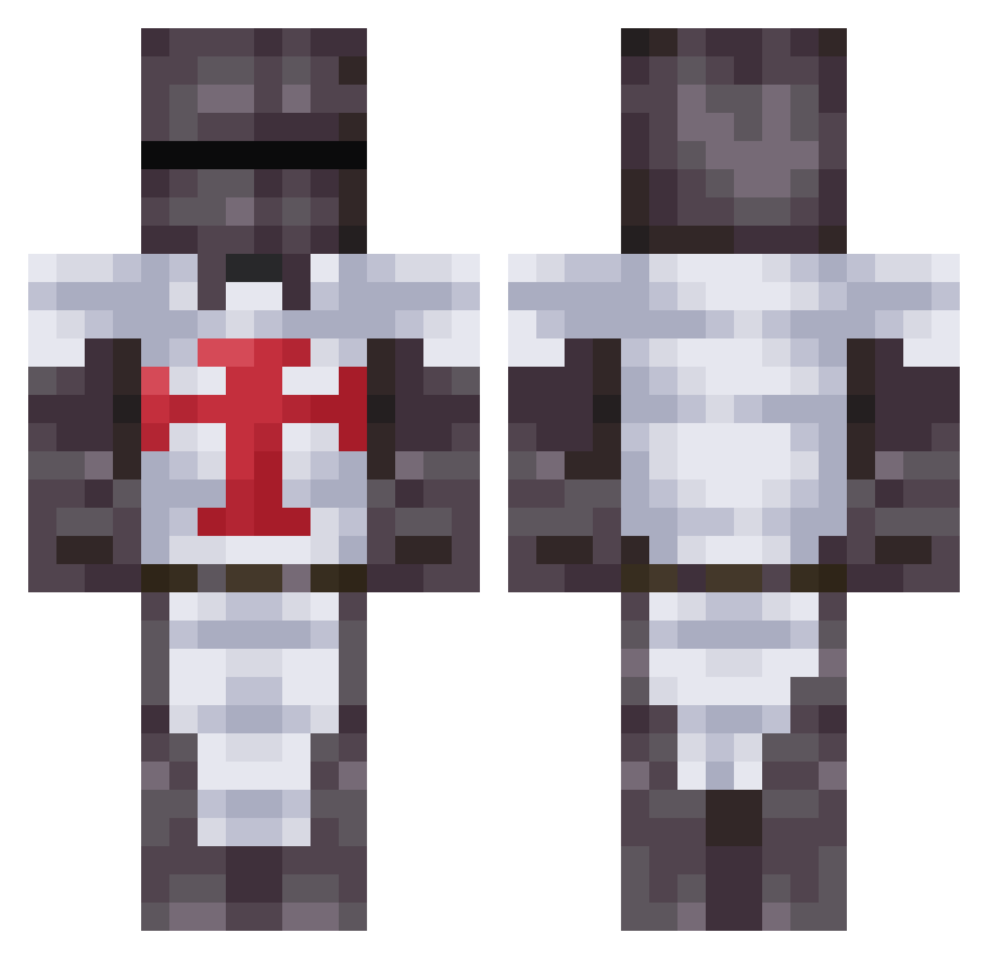 D0gu1nh0 Minecraft skin, front and back view