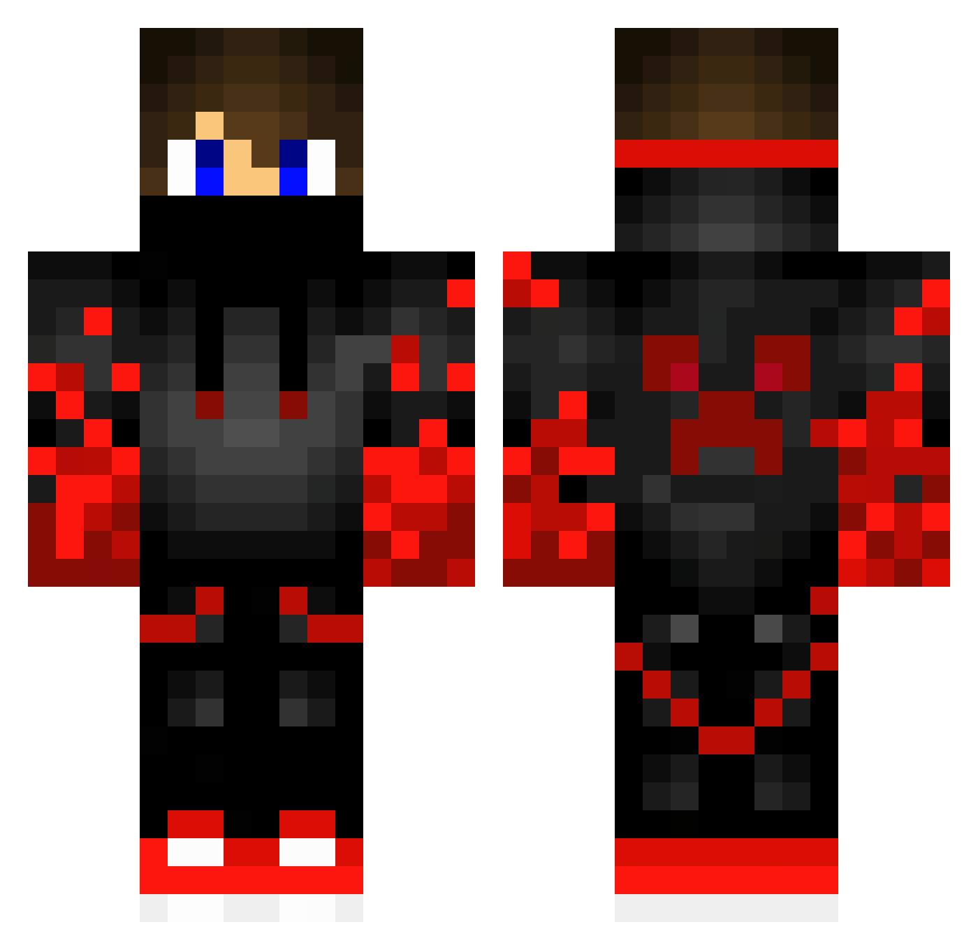 tobi_senpai Minecraft skin, front and back view