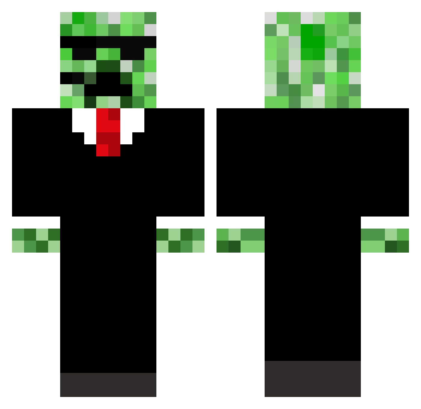 Cool_Ranch Minecraft skin, front and back view