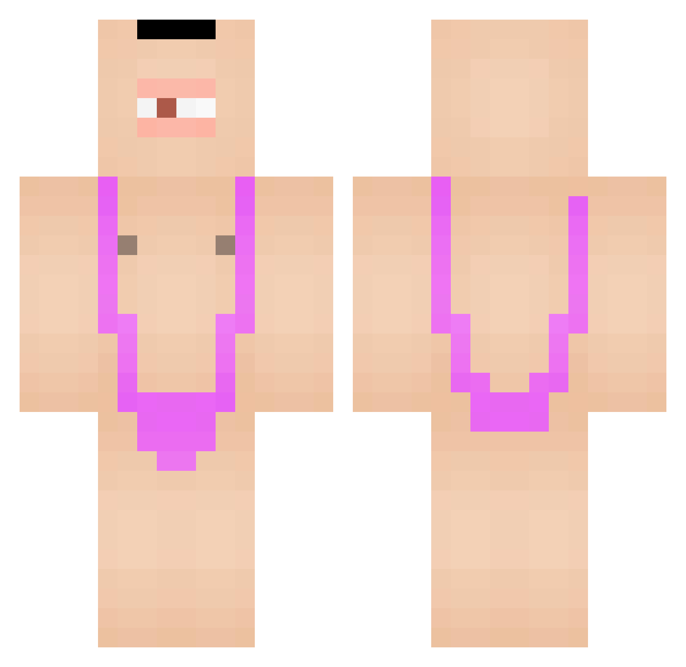 a906zee89 Minecraft skin, front and back view