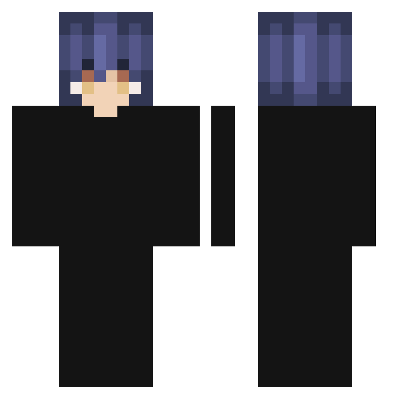 SOUS_CR Minecraft skin, front and back view