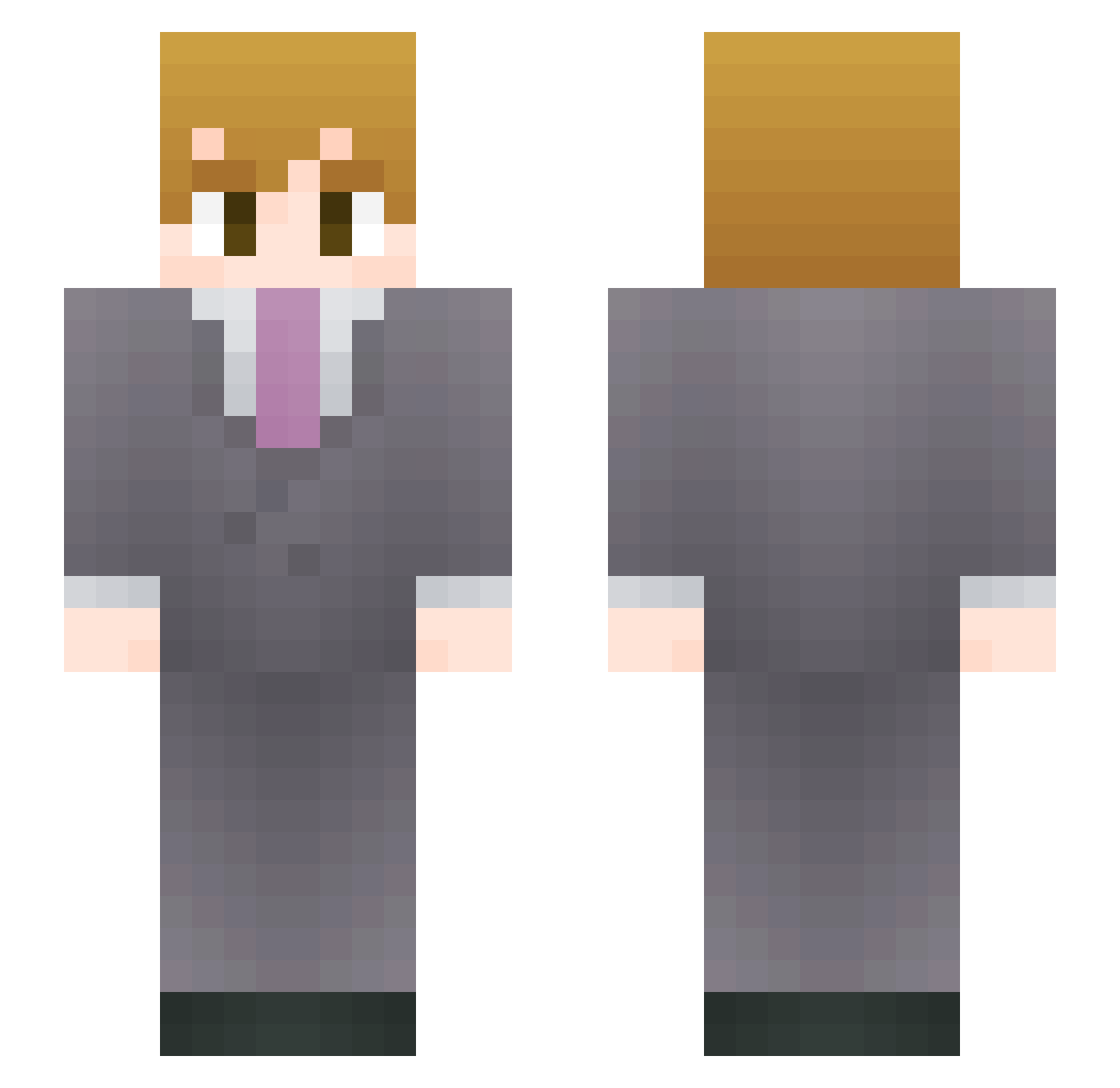 thekiLler8918 Minecraft skin, front and back view