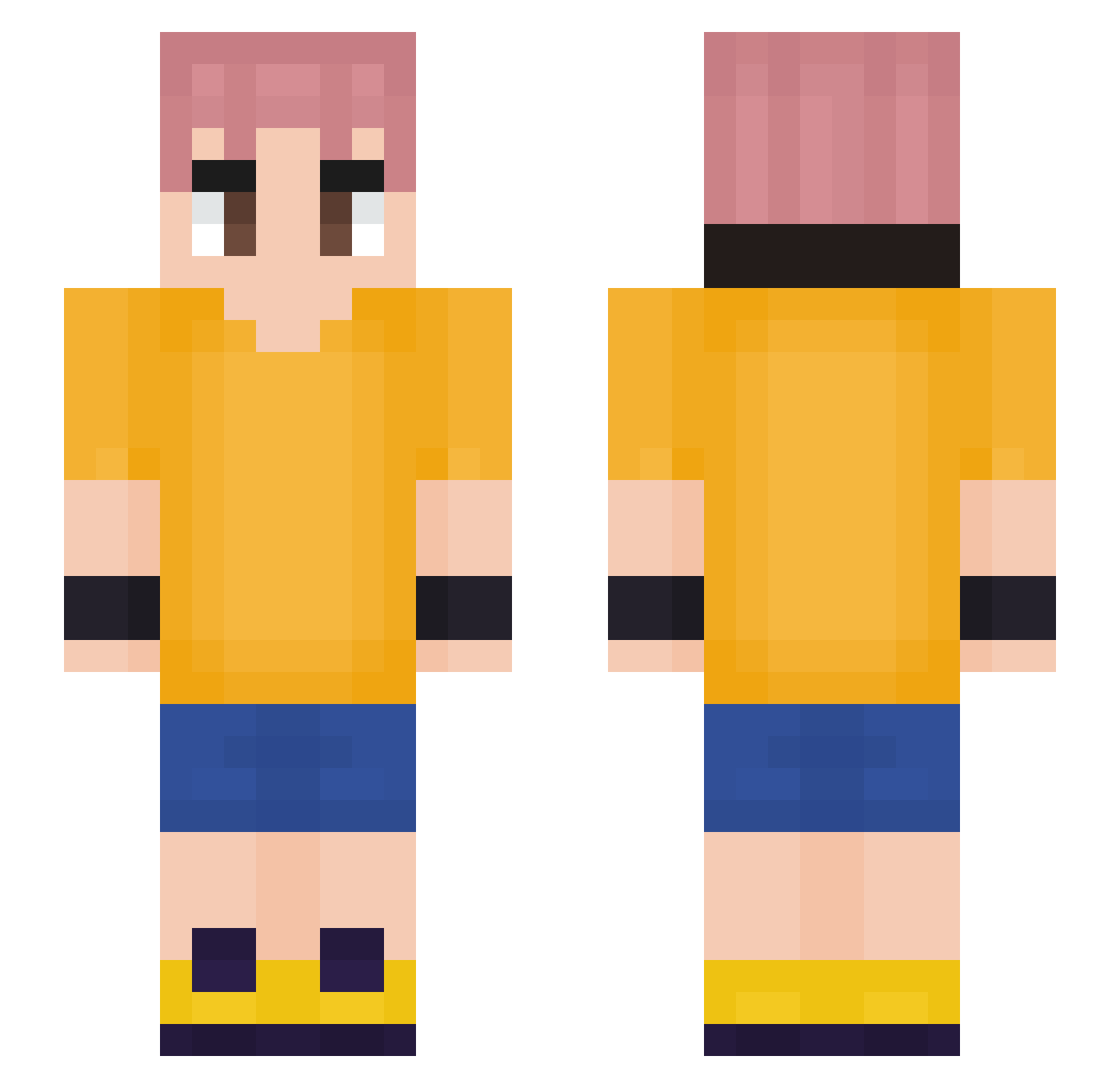 SgtLexapro Minecraft skin, front and back view