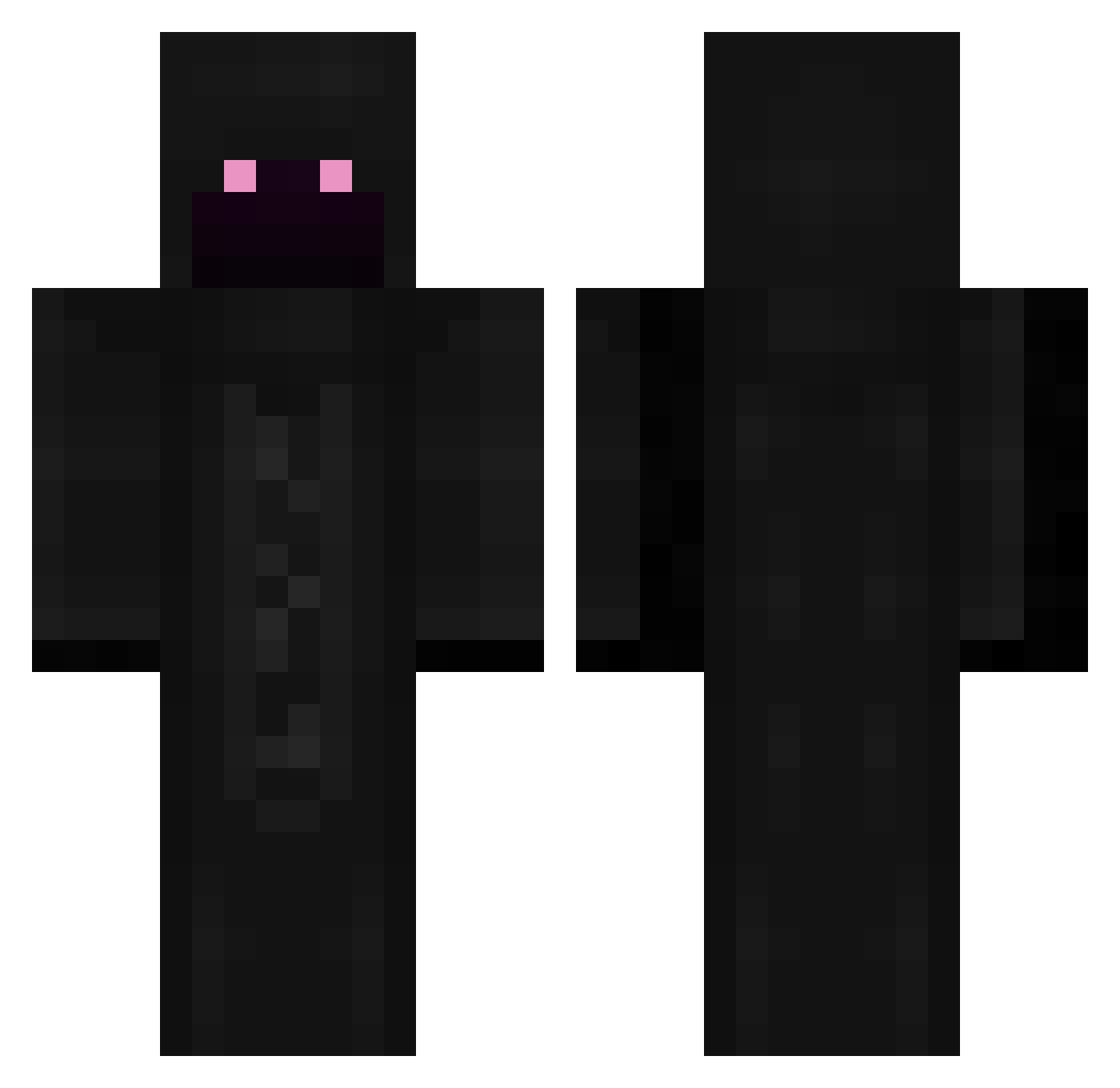 Guerreiro1229 Minecraft skin, front and back view