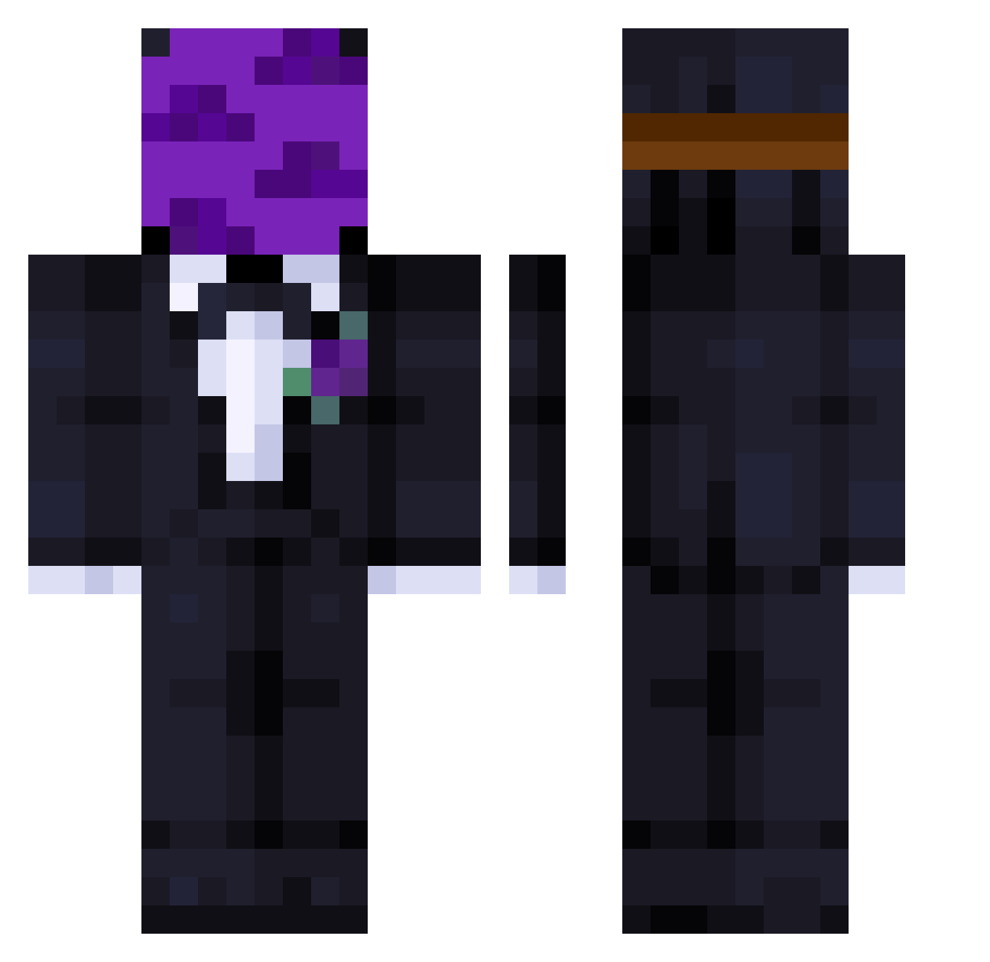 veta_ktc Minecraft skin, front and back view