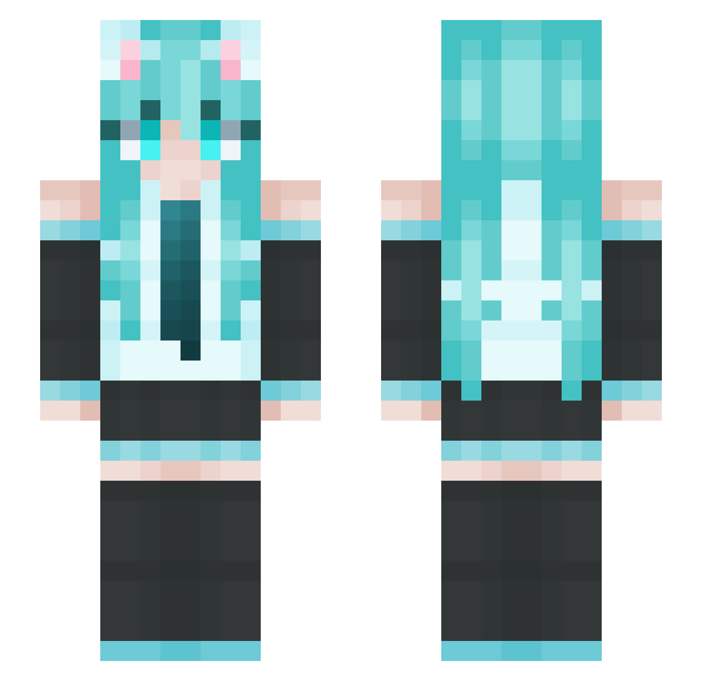 Zvezdi_ Minecraft skin, front and back view