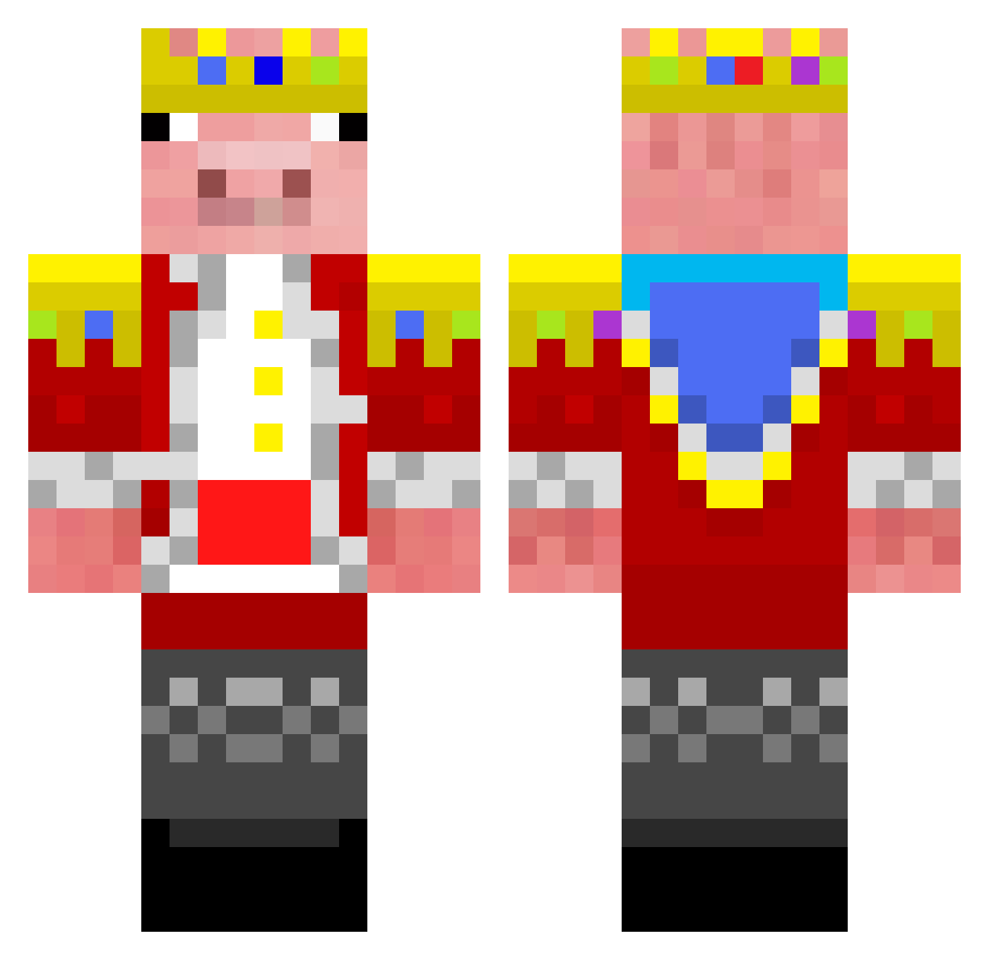 ZzZtorkemZzZ Minecraft skin, front and back view