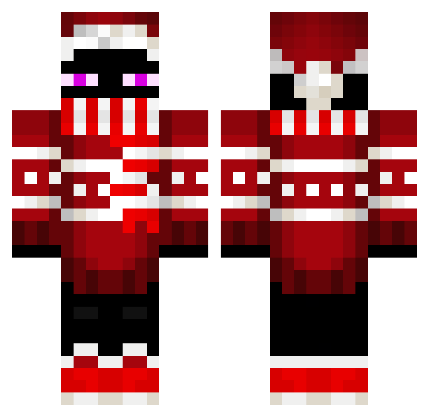 _m00ne_ Minecraft skin, front and back view