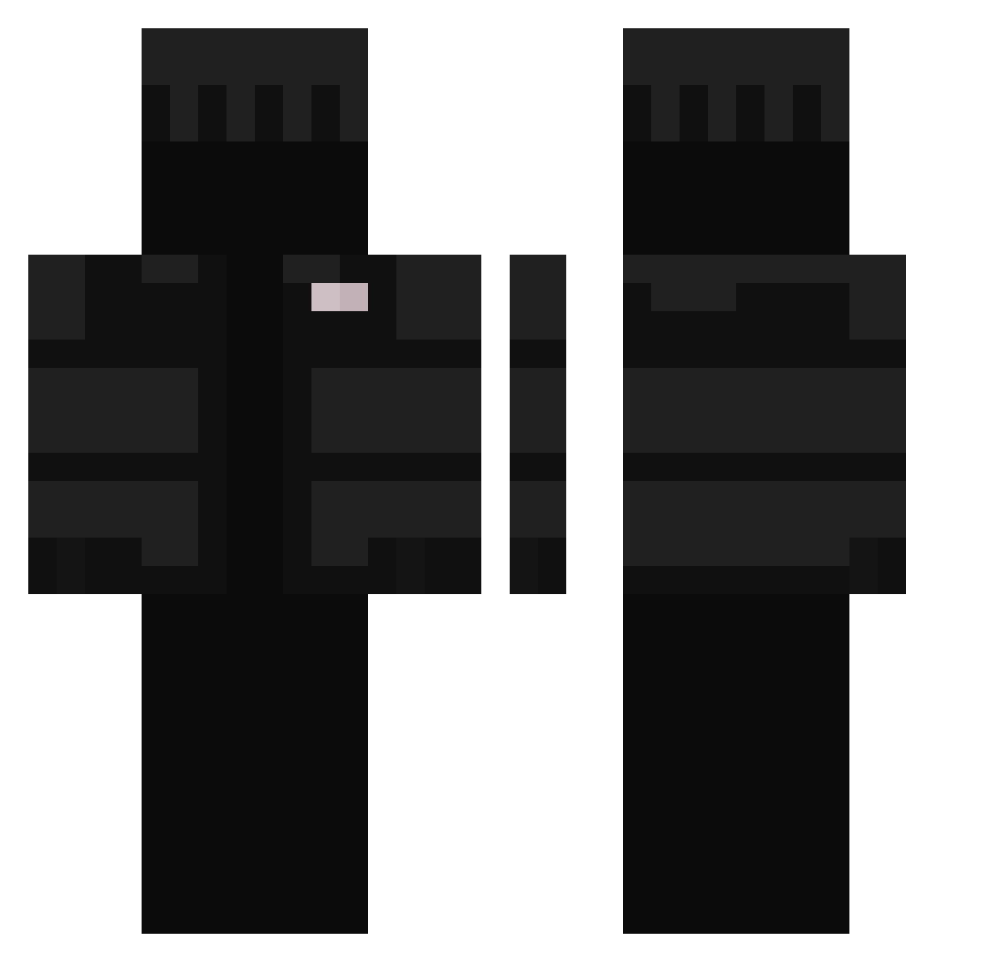 Scion_FRS Minecraft skin, front and back view