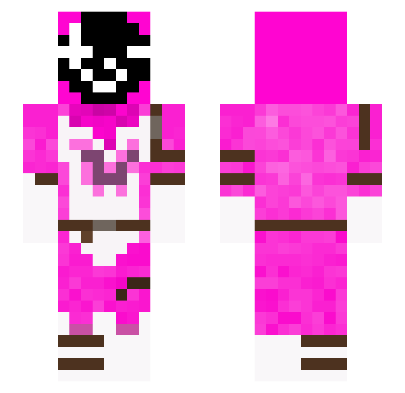 solarcasper Minecraft skin, front and back view