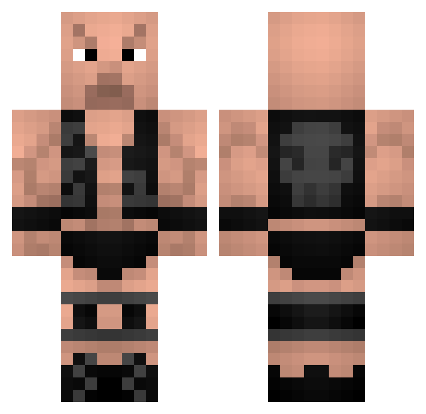 TJ_Anderson03 Minecraft skin, front and back view