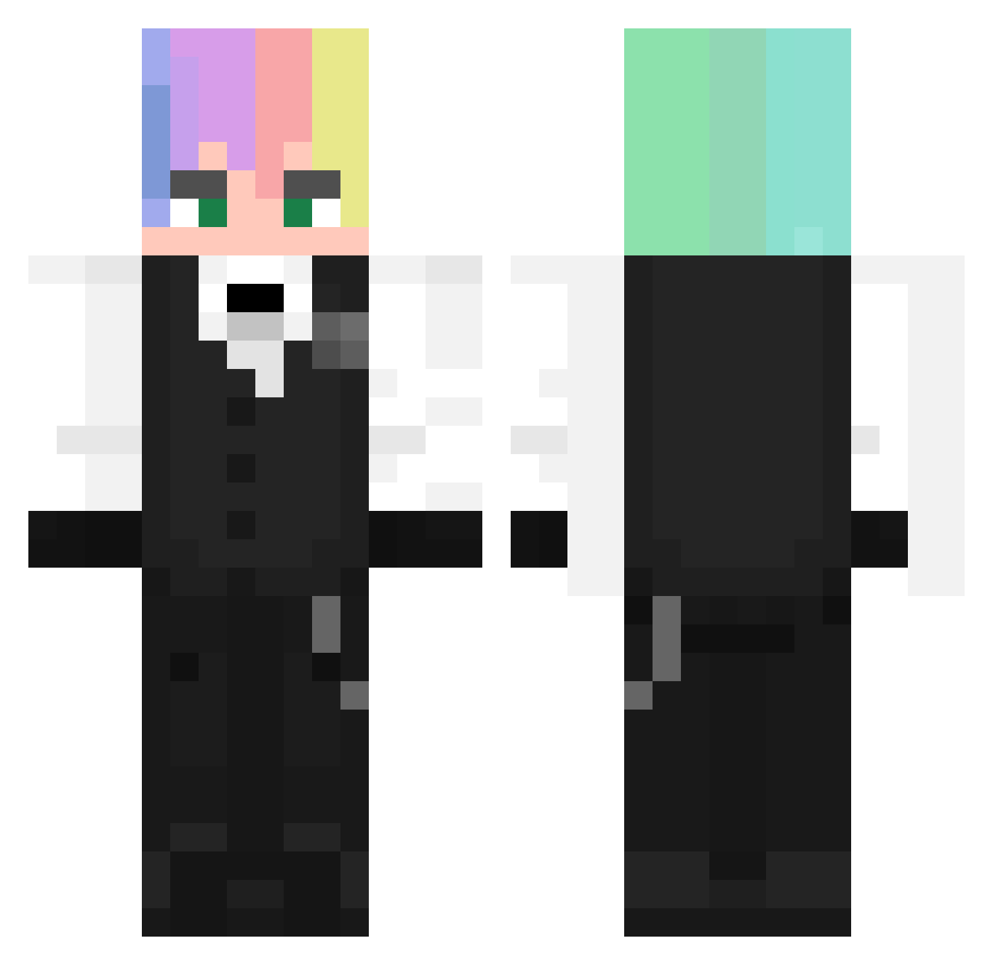 Srjoshopo Minecraft skin, front and back view