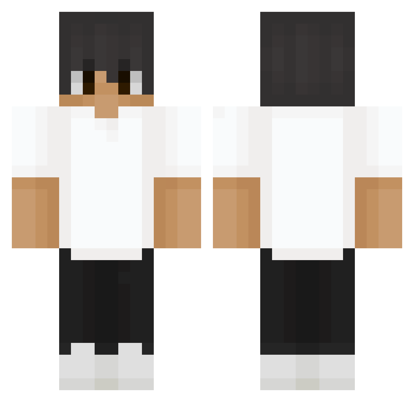 tatertotlover12 Minecraft skin, front and back view
