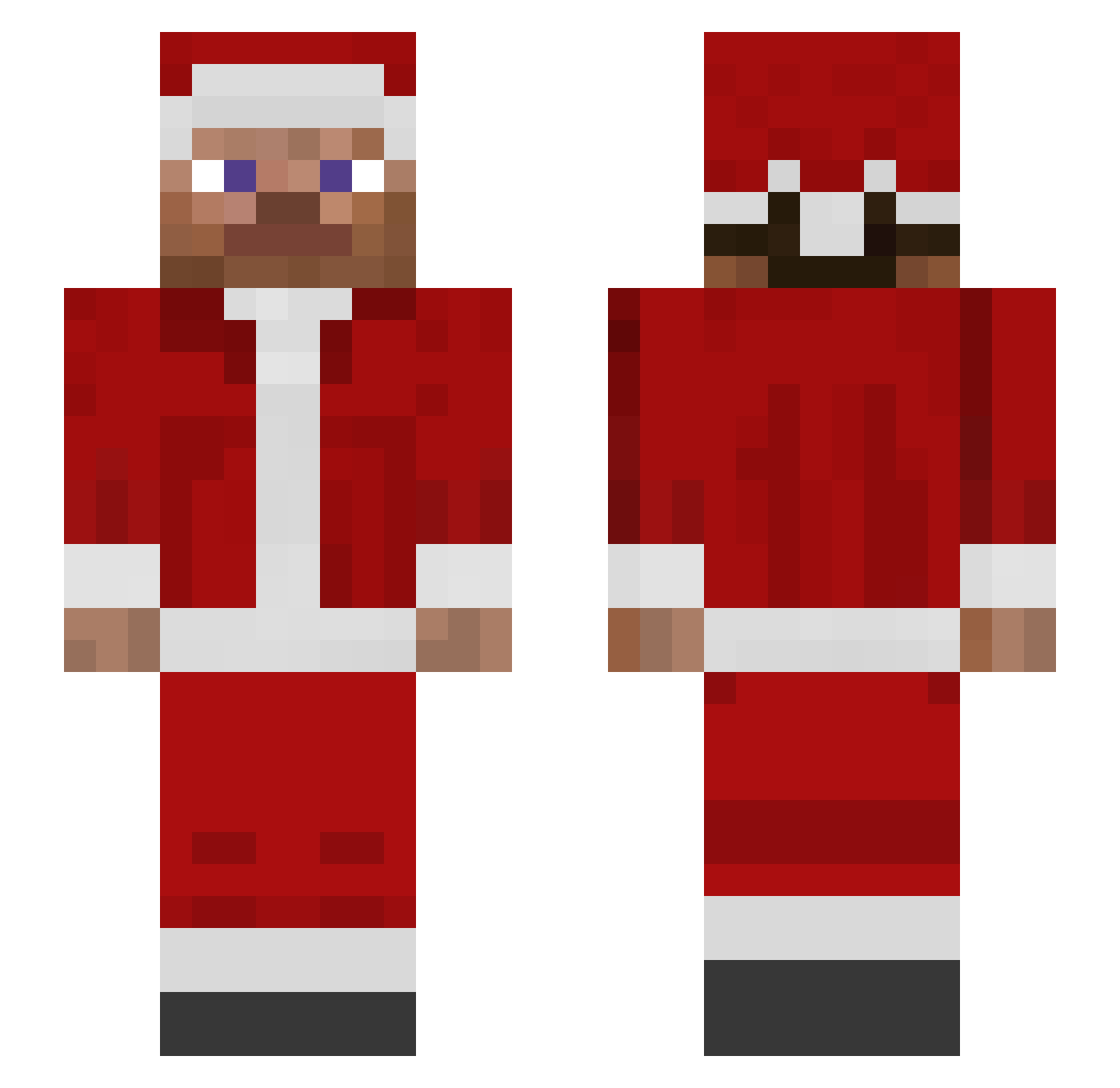 puggie619 Minecraft skin, front and back view