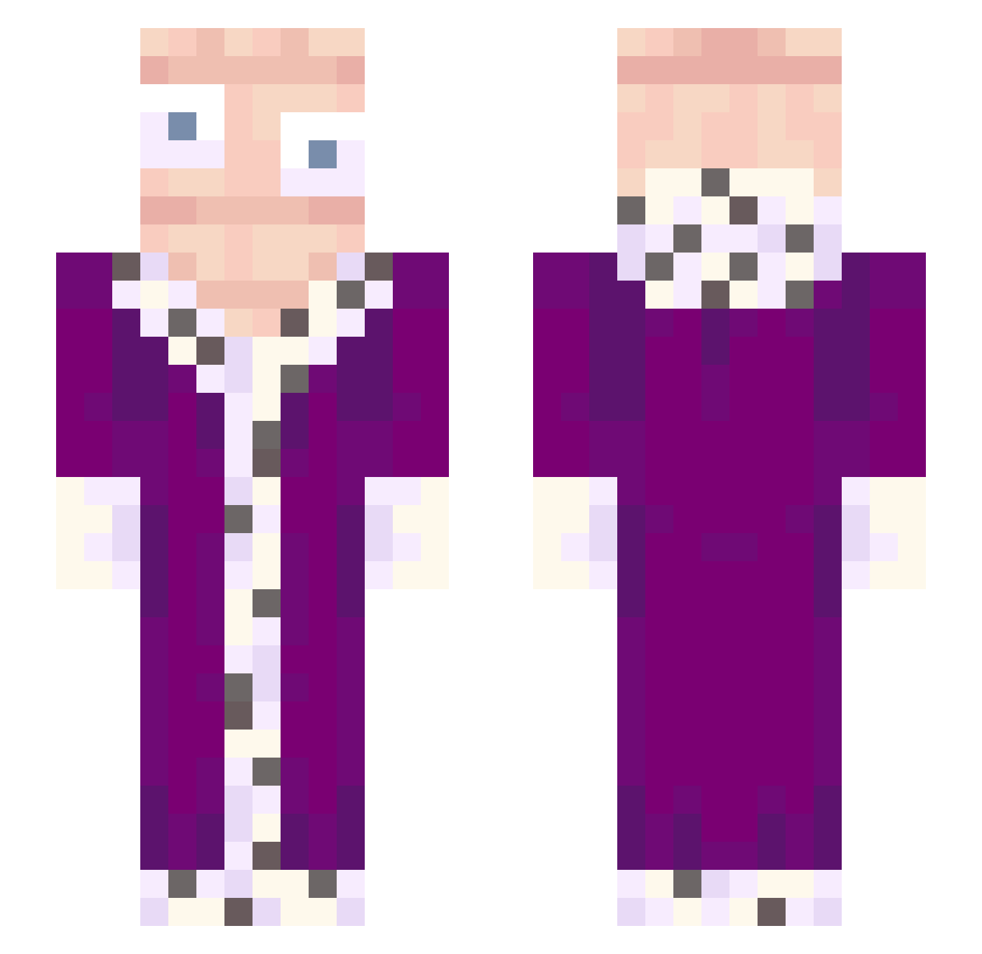 gasolinefanatic Minecraft skin, front and back view