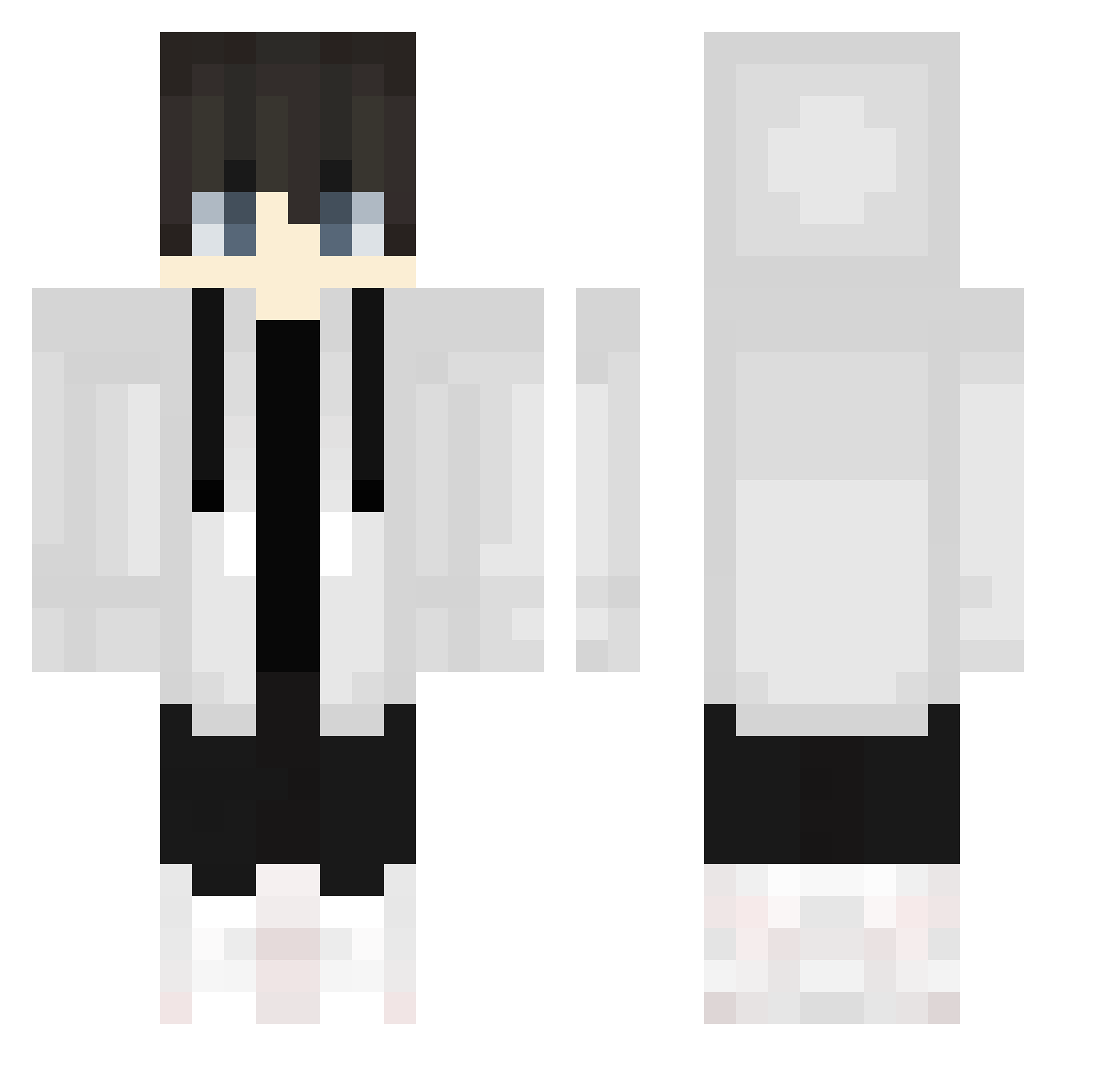 yilfy99 Minecraft skin, front and back view