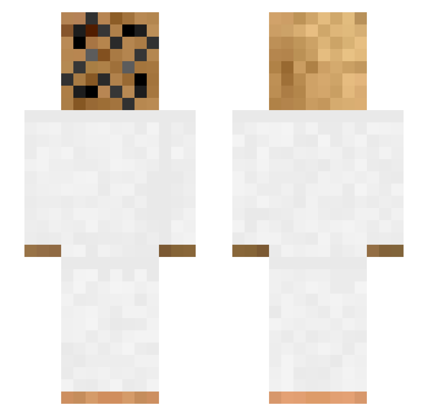 TheAllingAlls Minecraft skin, front and back view