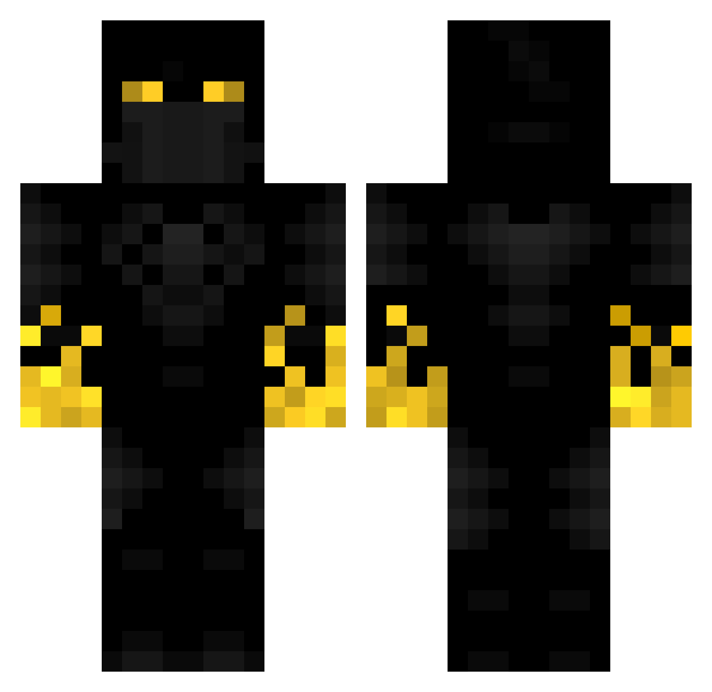PvPLogger8672 Minecraft skin, front and back view
