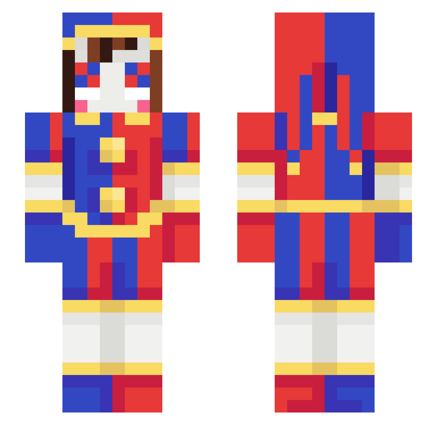 Reeby_Steeks Minecraft skin, front and back view