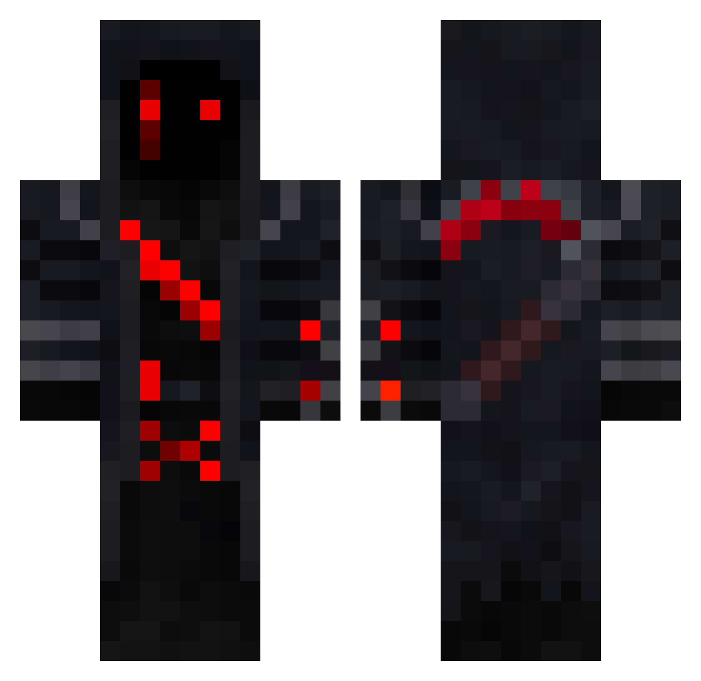 RyomenSukuna19 Minecraft skin, front and back view