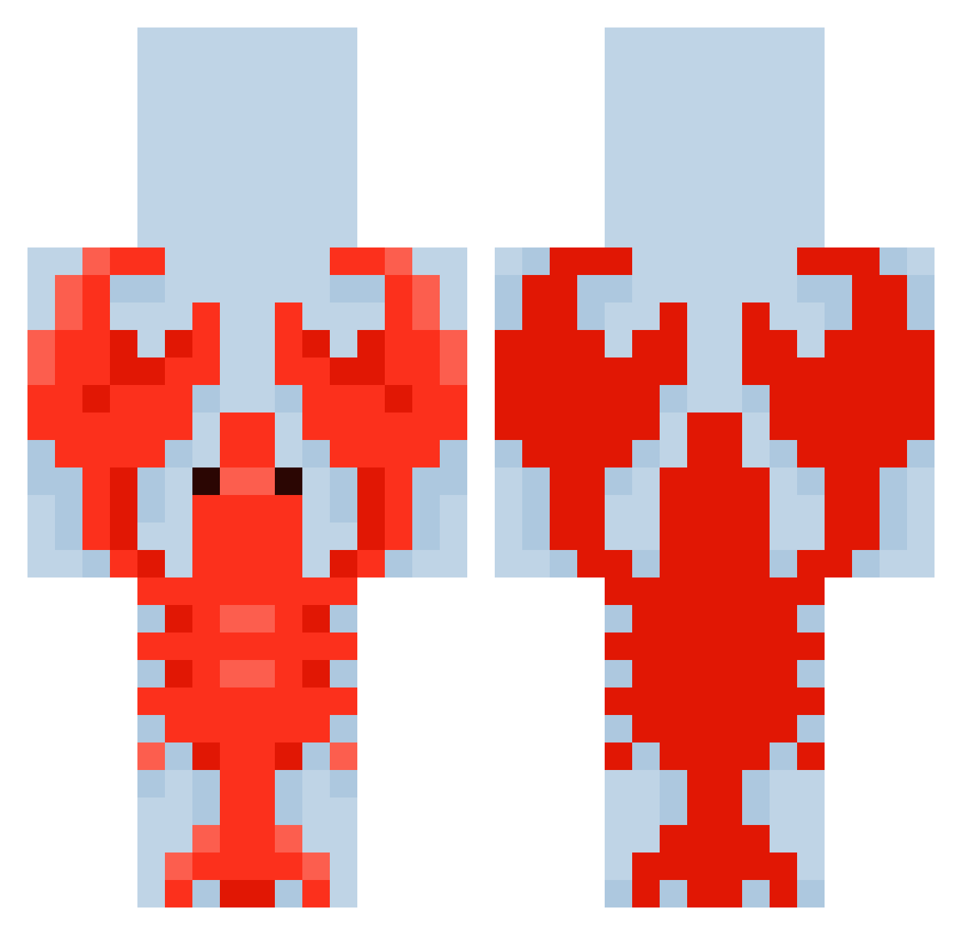 GR4SS_2004 Minecraft skin, front and back view