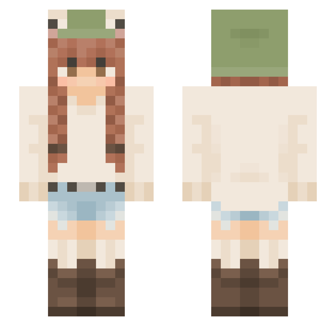 Cherise Minecraft skin, front and back view