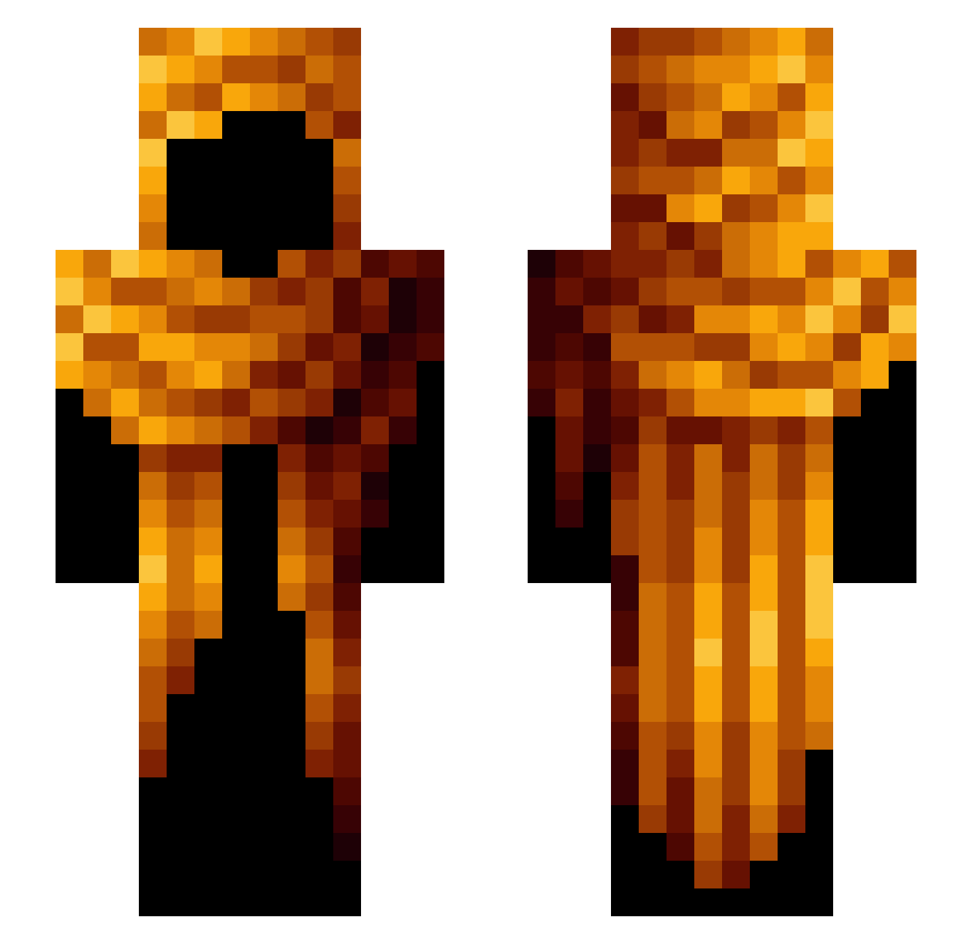 speexialgoat Minecraft skin, front and back view