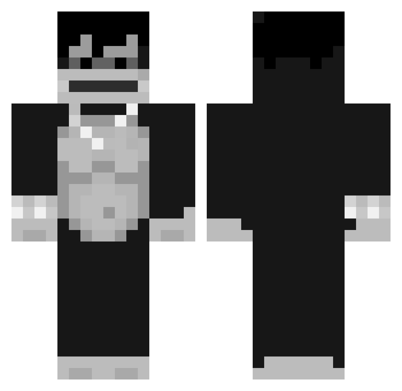 TungTungKremuwka Minecraft skin, front and back view