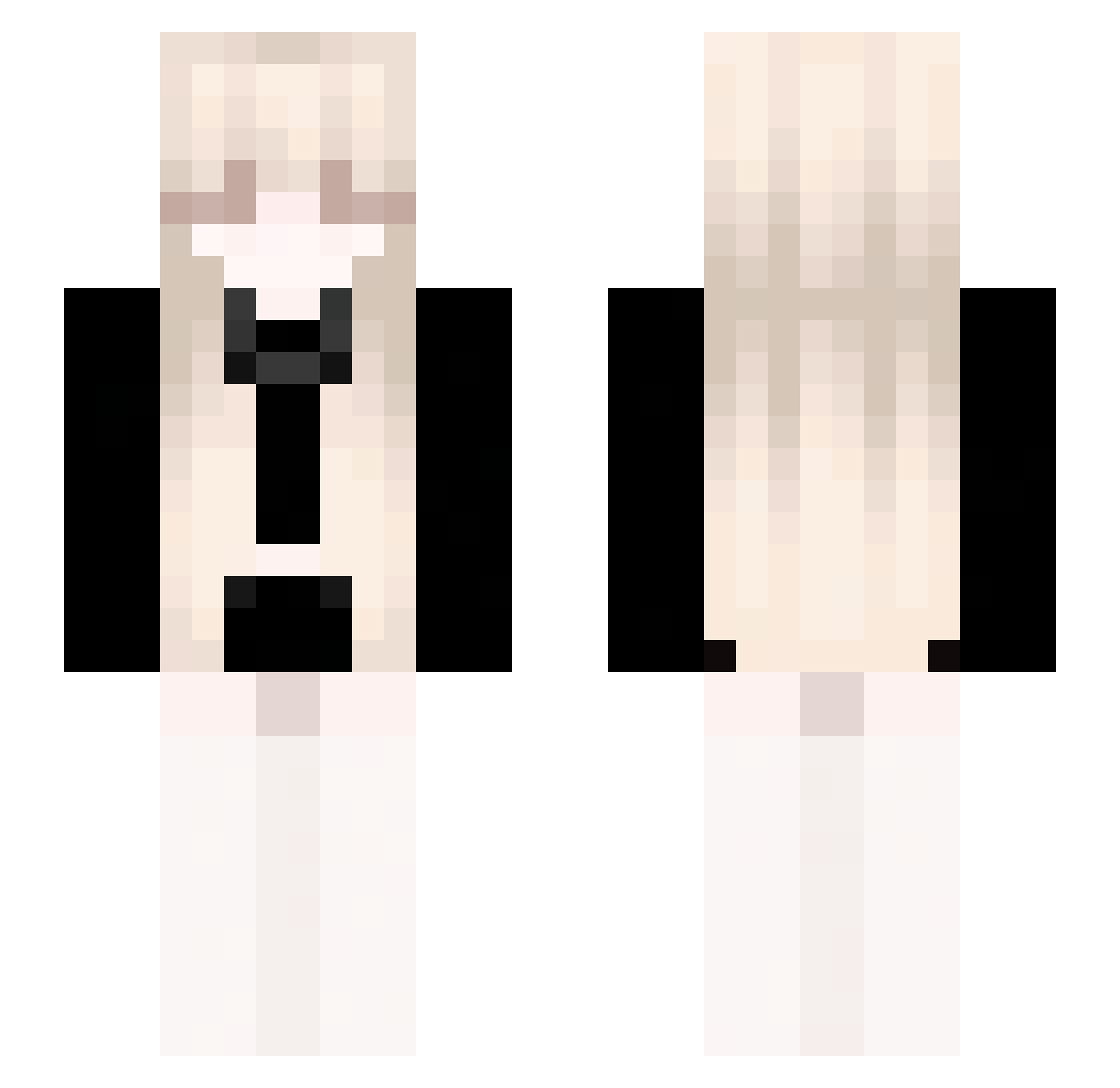 vajvaj Minecraft skin, front and back view