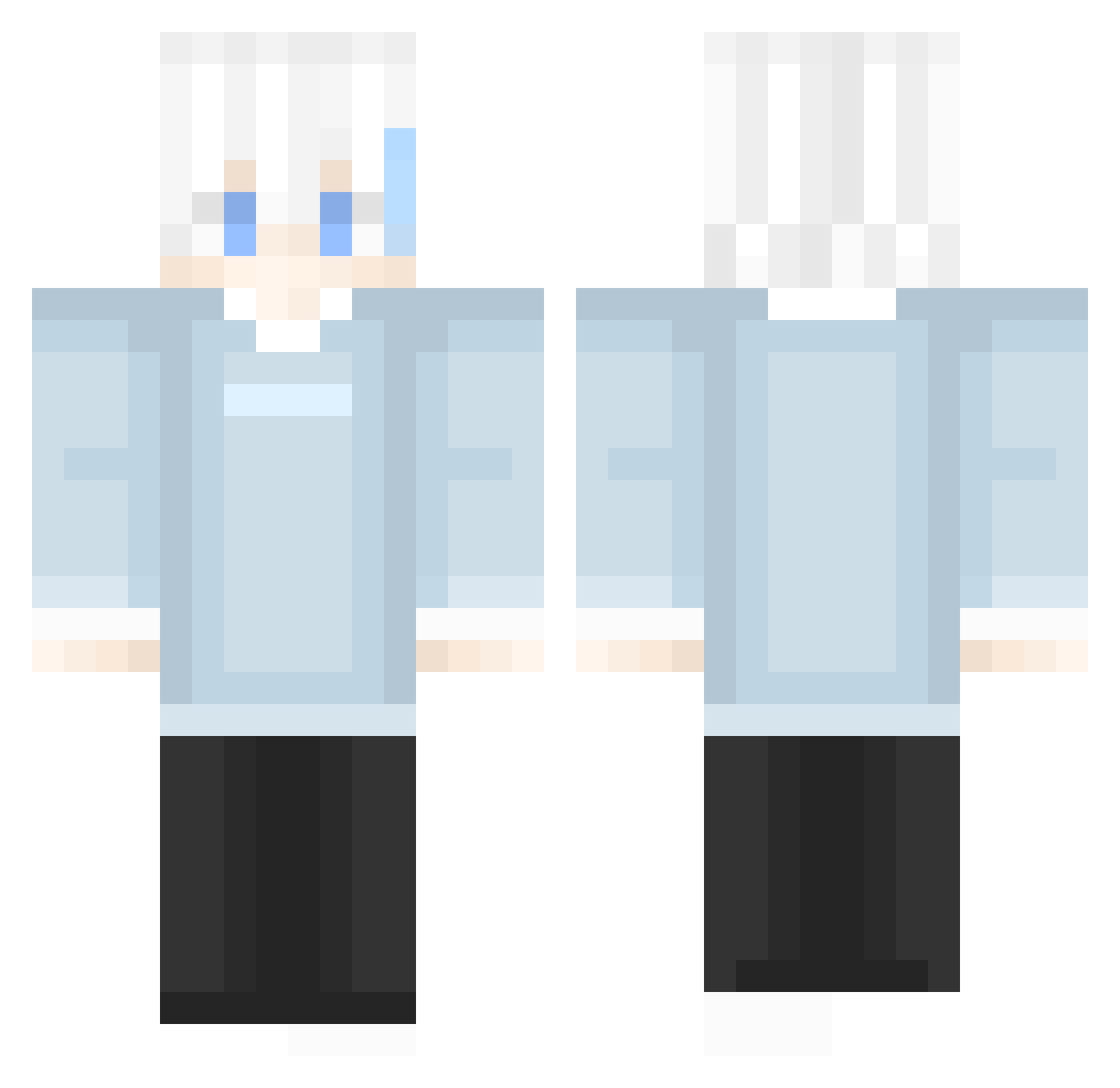 kumatai33 Minecraft skin, front and back view