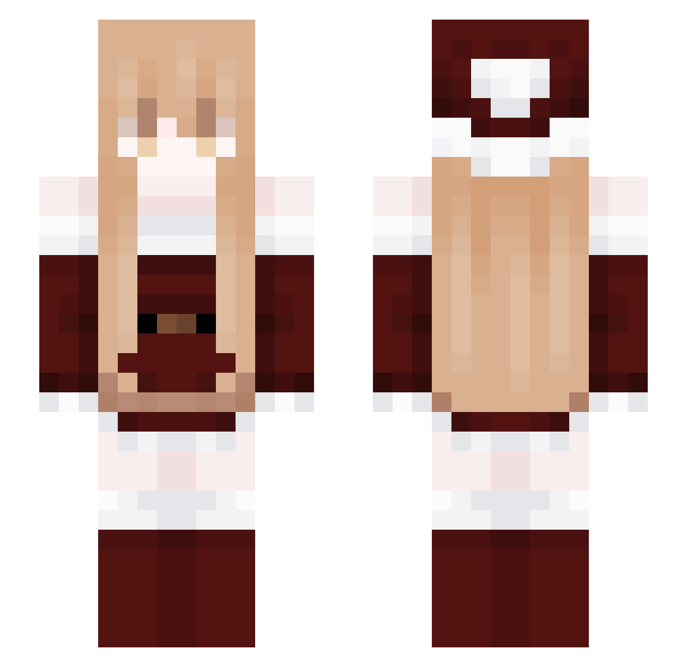 shihyu4 Minecraft skin, front and back view