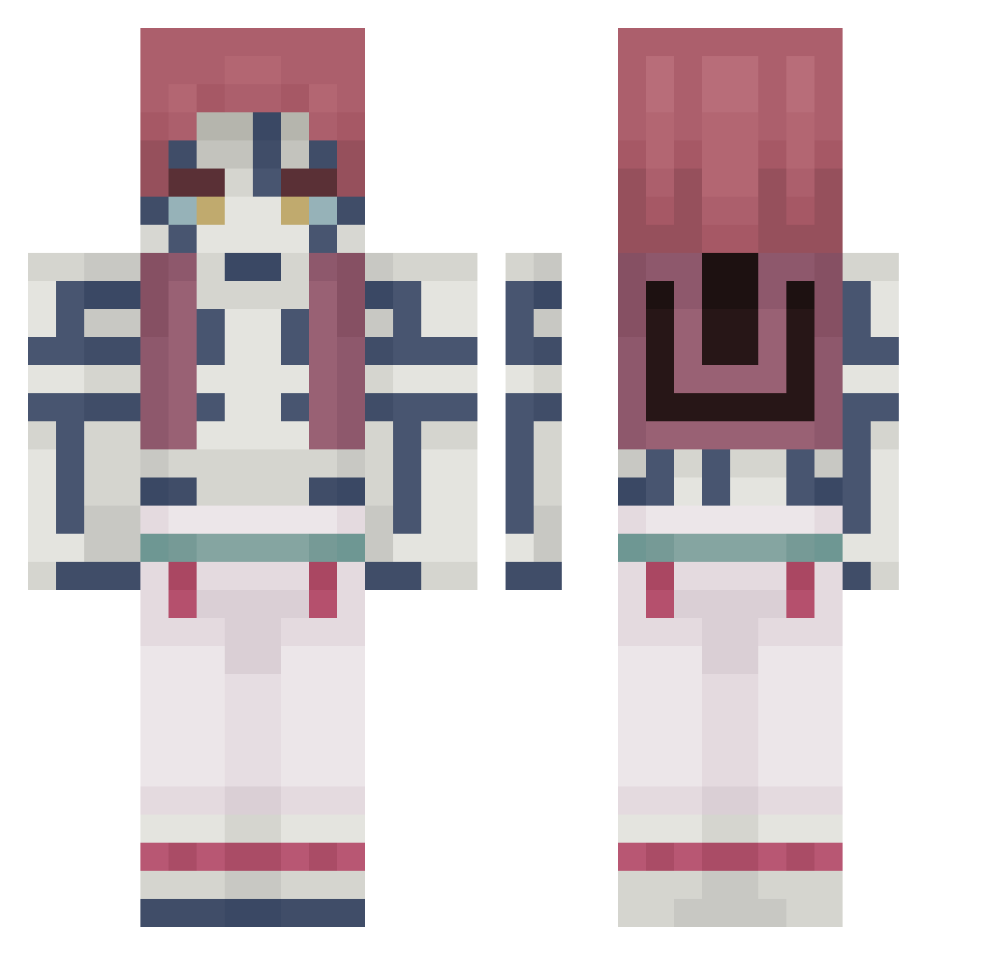 Mister_Chif Minecraft skin, front and back view