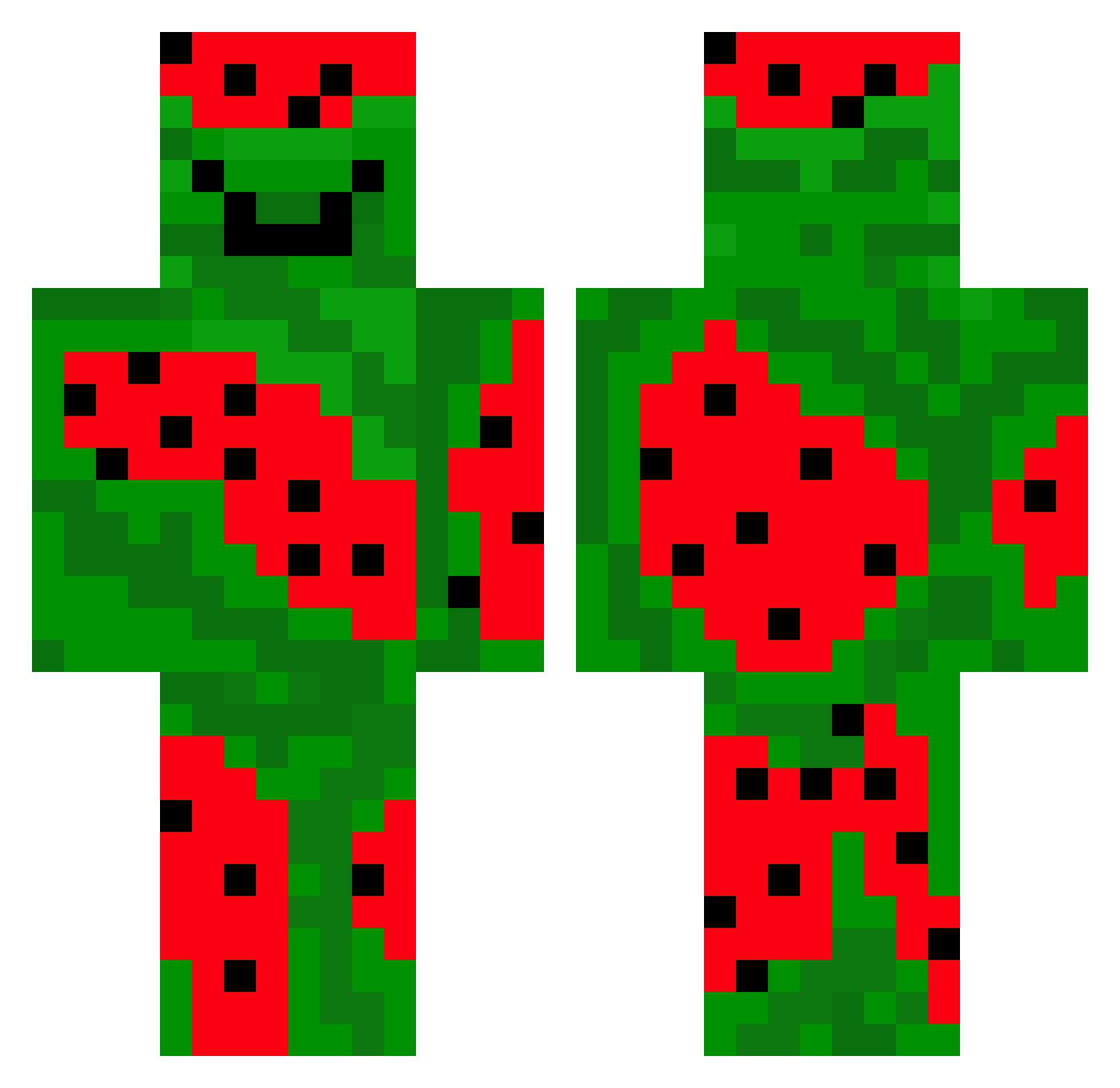 willitheopp Minecraft skin, front and back view