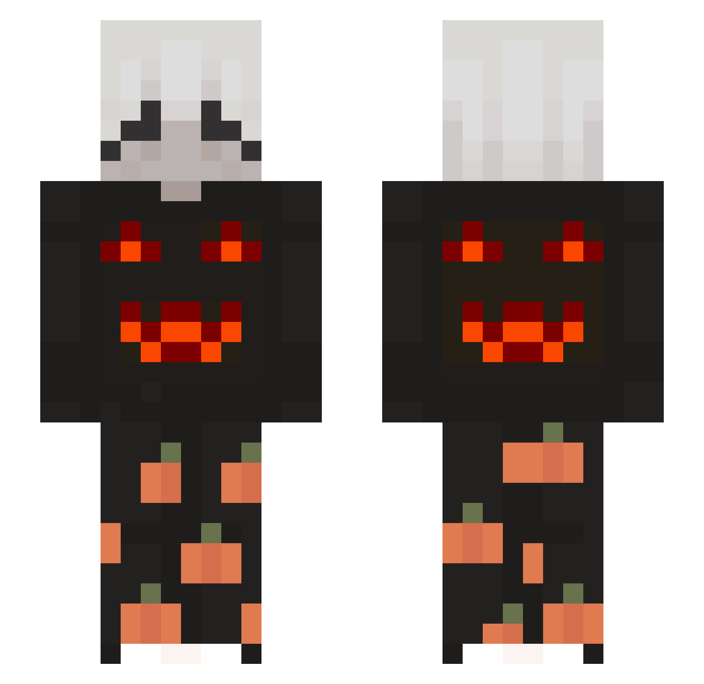 sigreke24 Minecraft skin, front and back view
