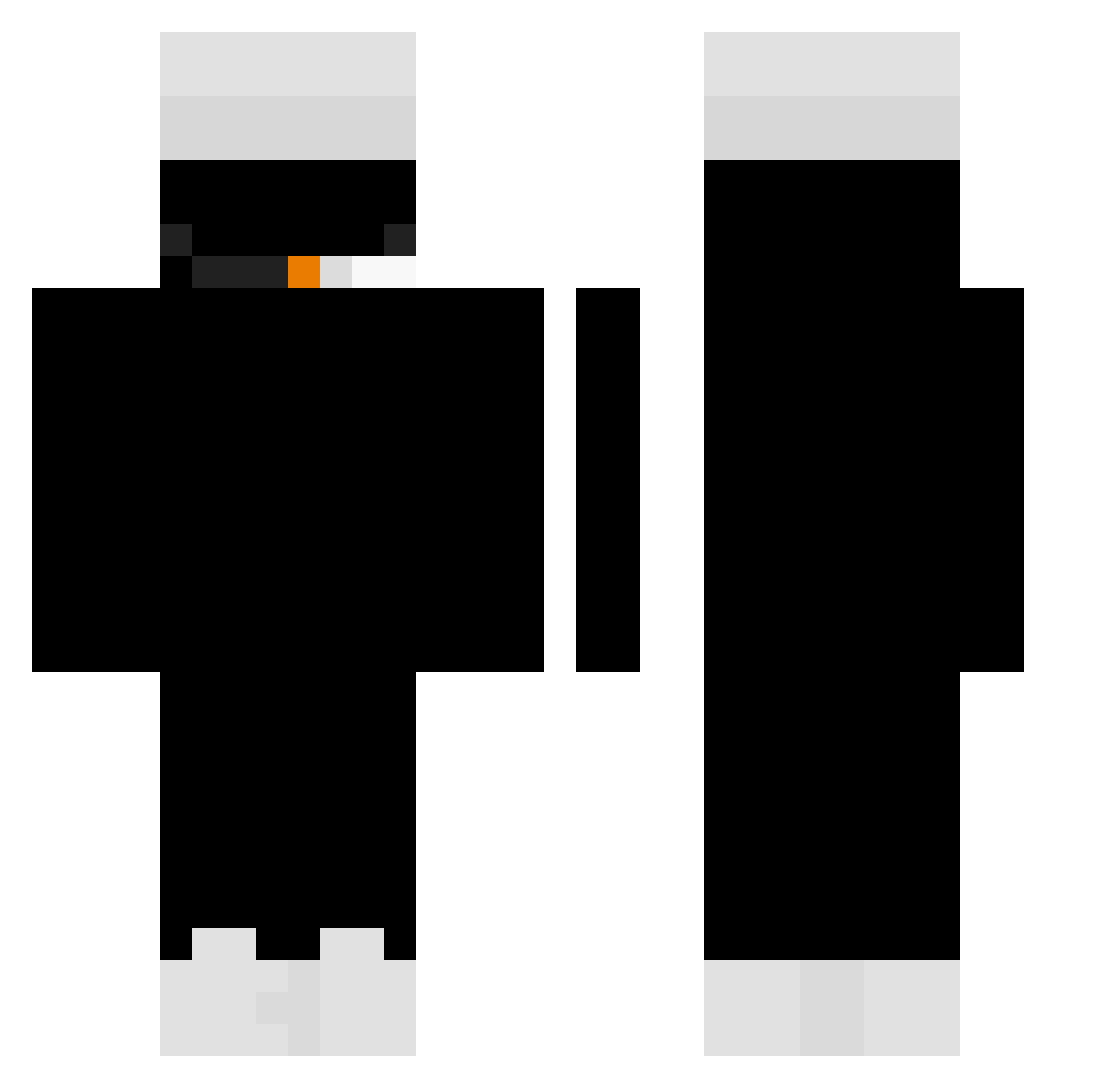 shaawn000 Minecraft skin, front and back view