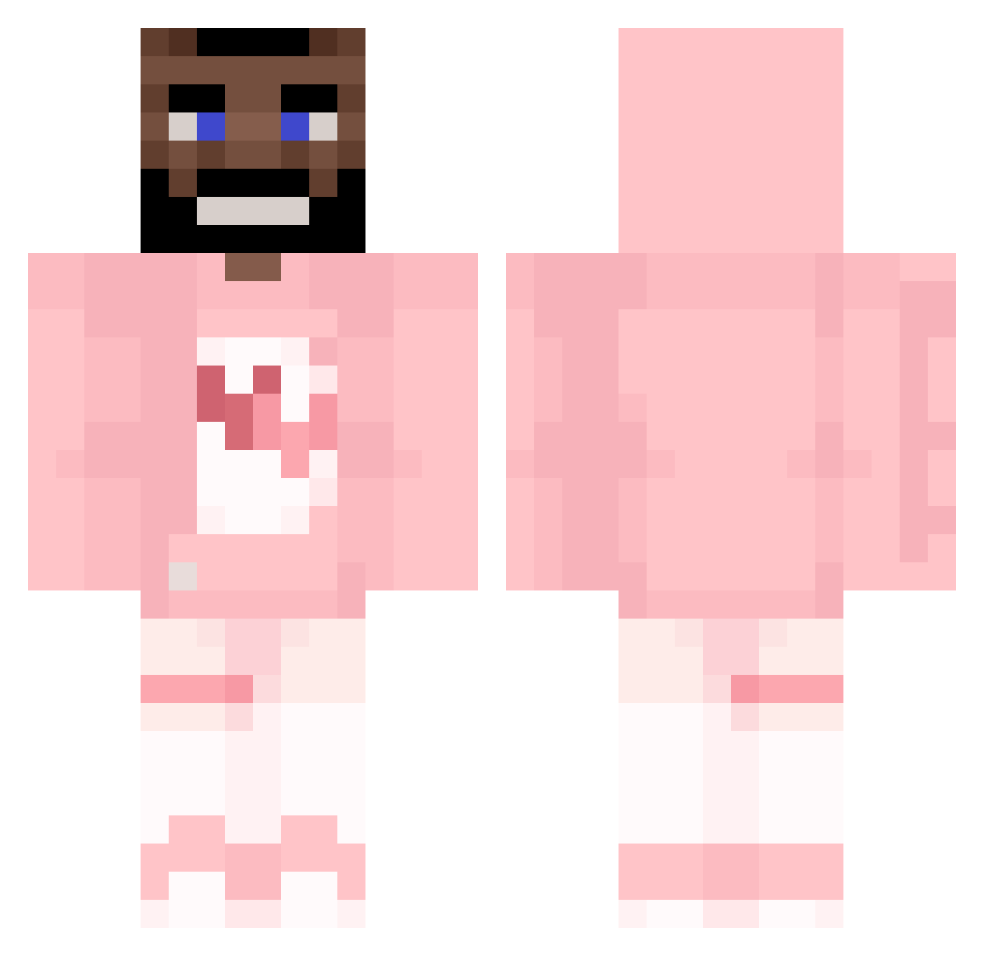 Sp33d5ter Minecraft skin, front and back view