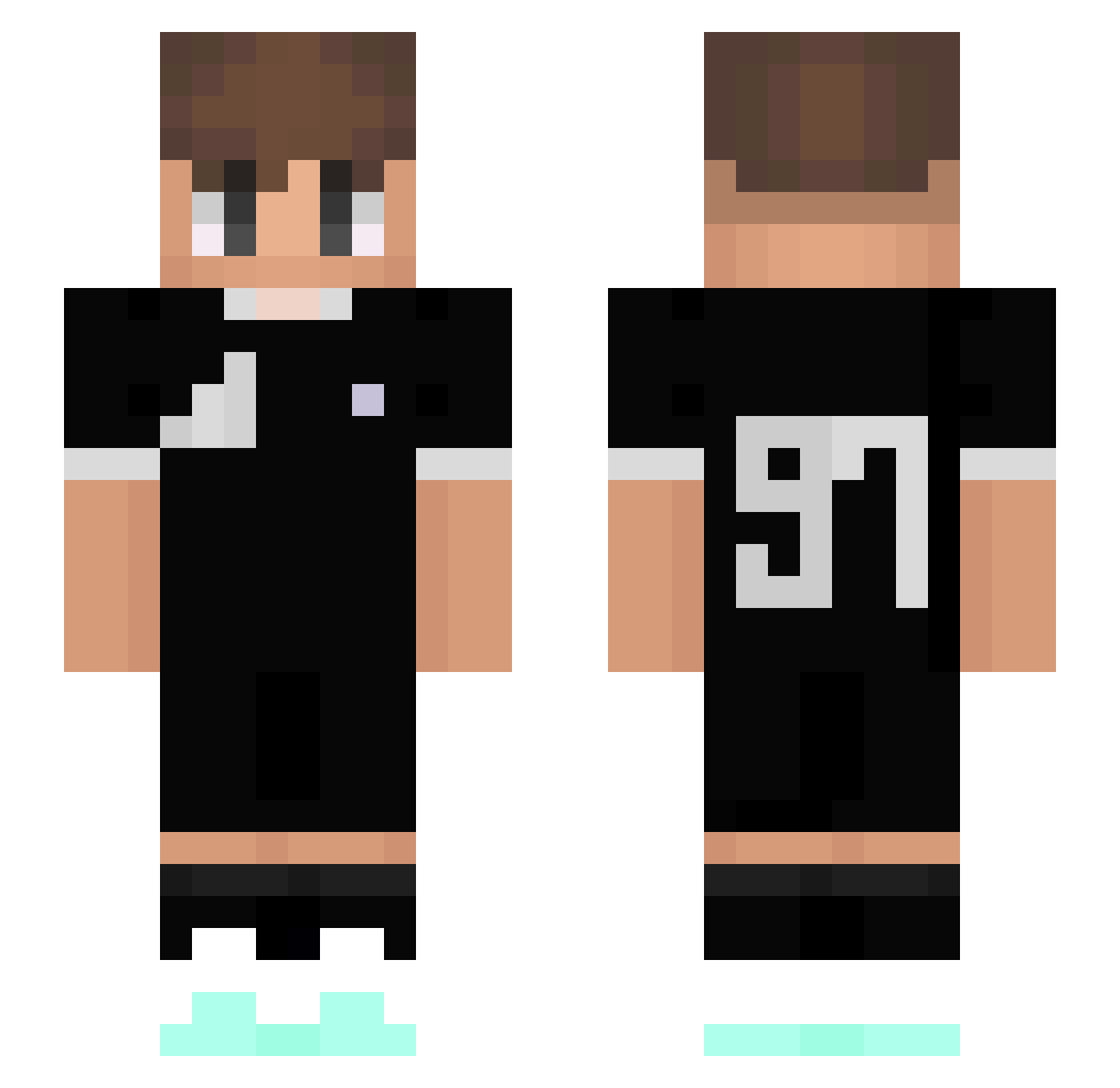 StieglitzH Minecraft skin, front and back view
