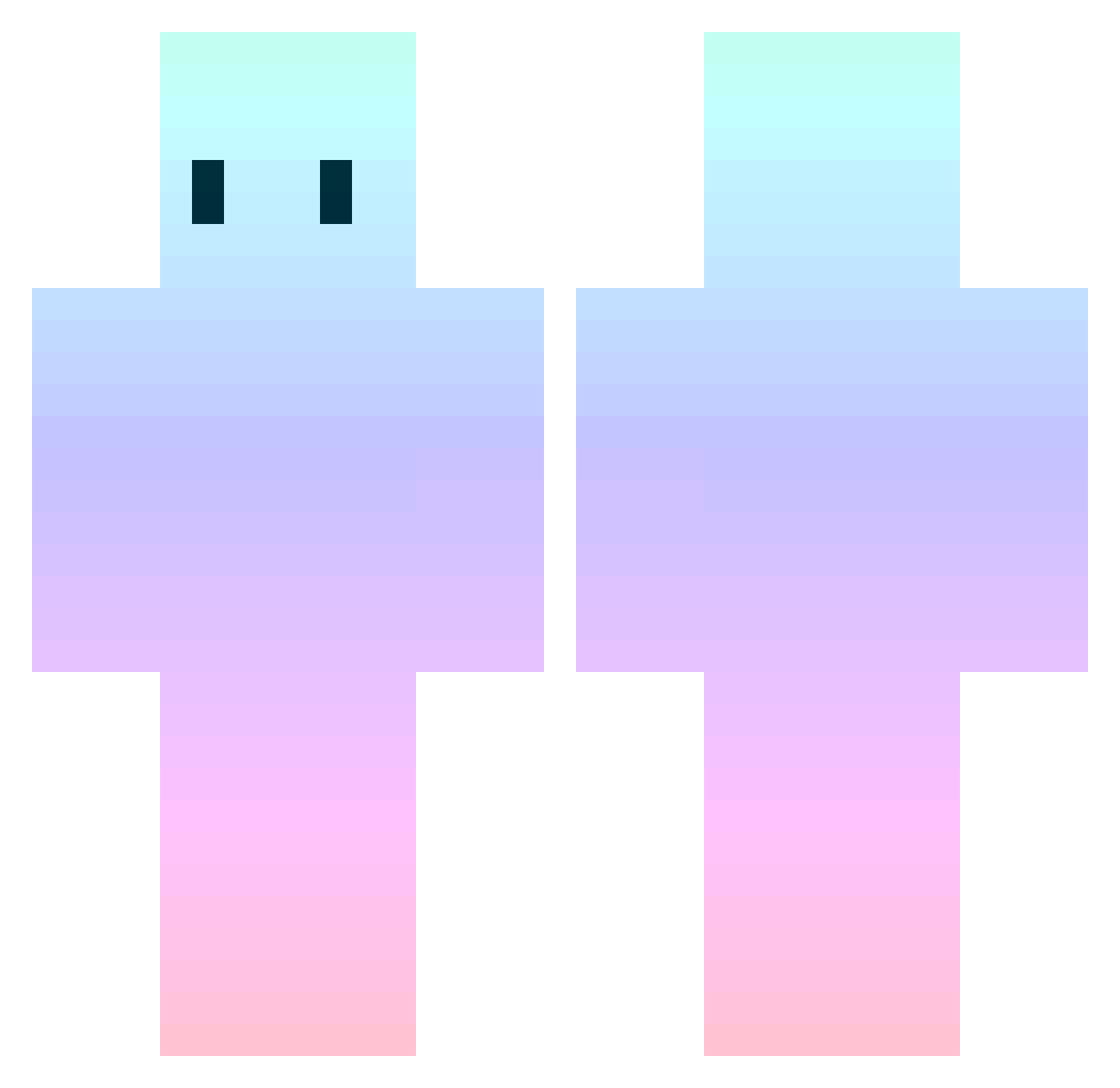 siwon0501 Minecraft skin, front and back view