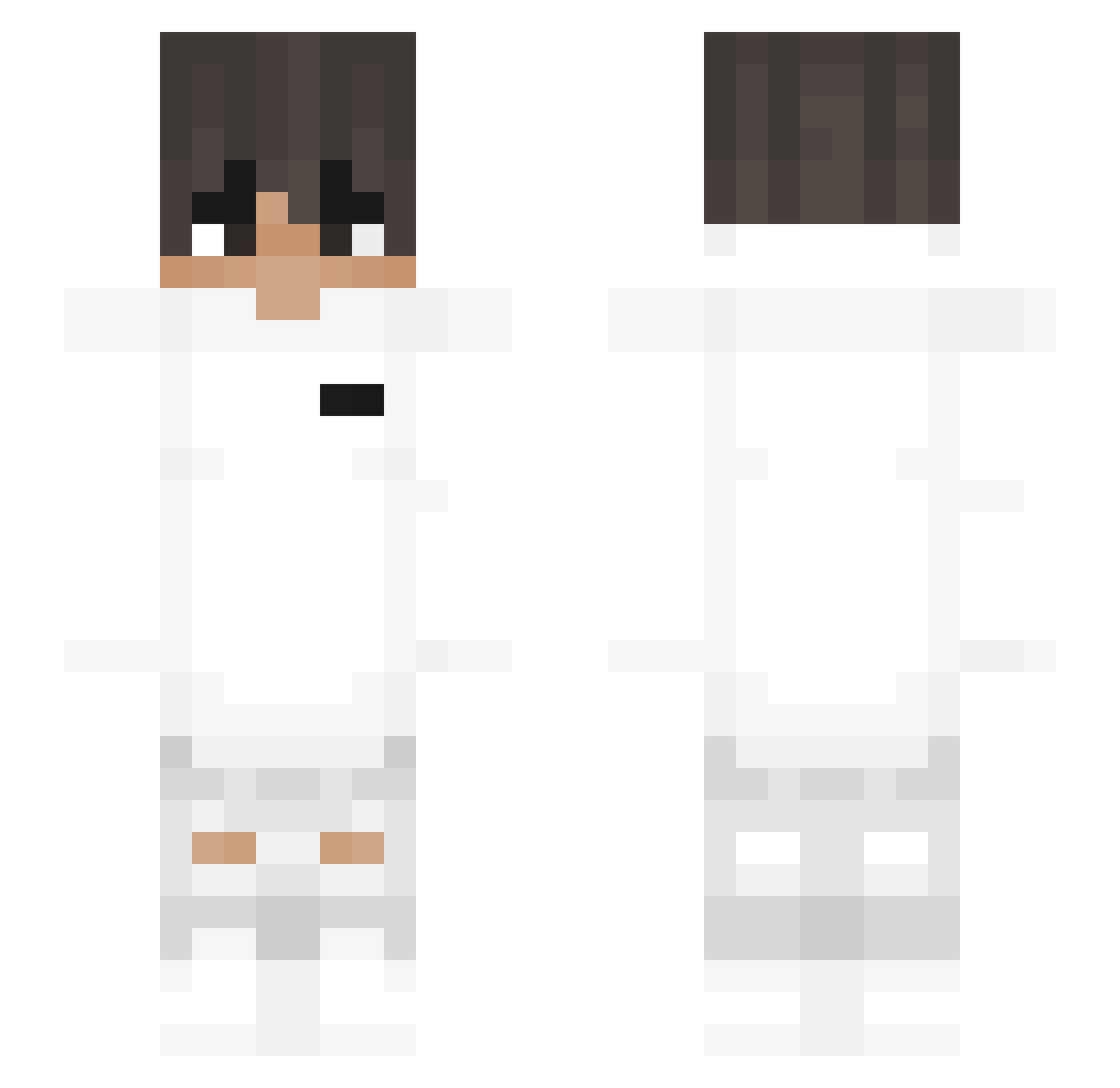 VagnerIsNice Minecraft skin, front and back view