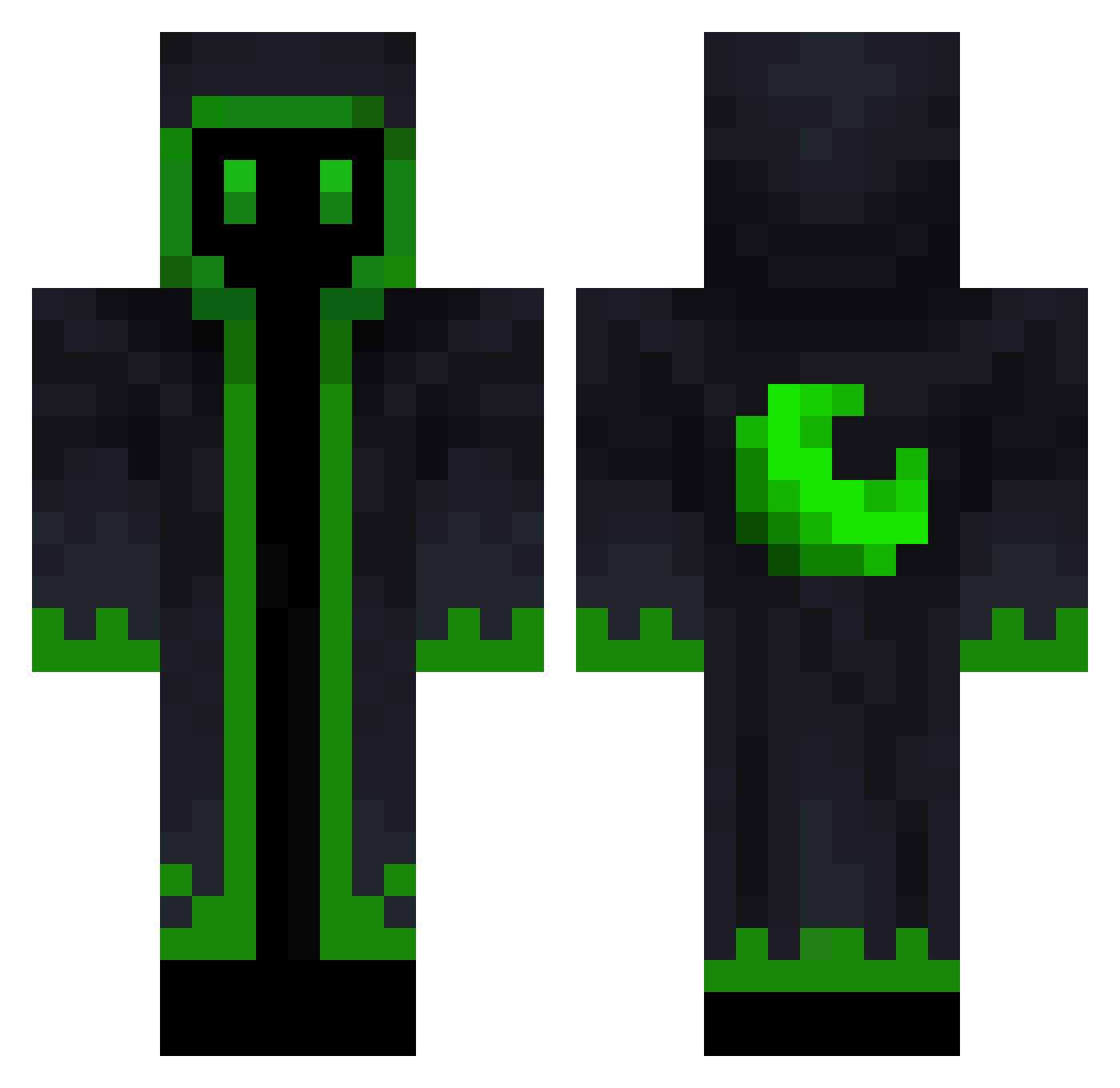 TianVilaltaPons Minecraft skin, front and back view