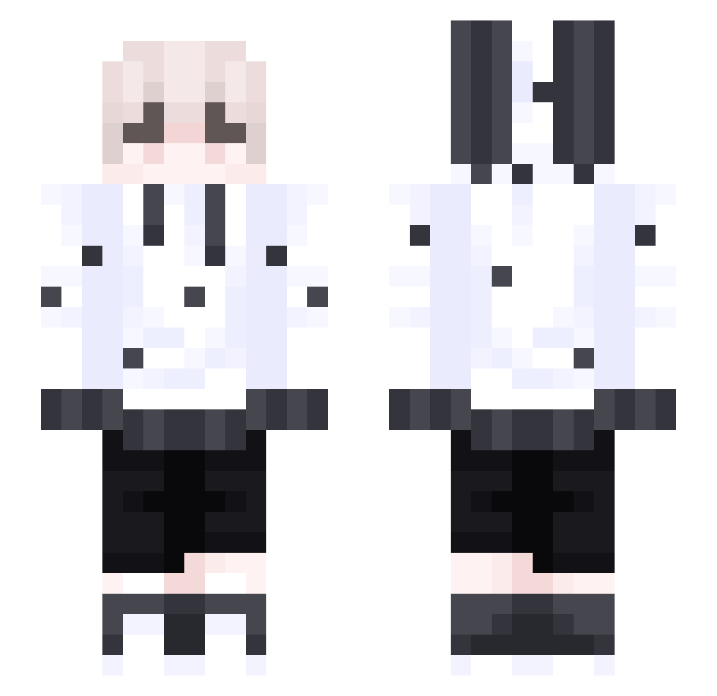 yWinn_ Minecraft skin, front and back view