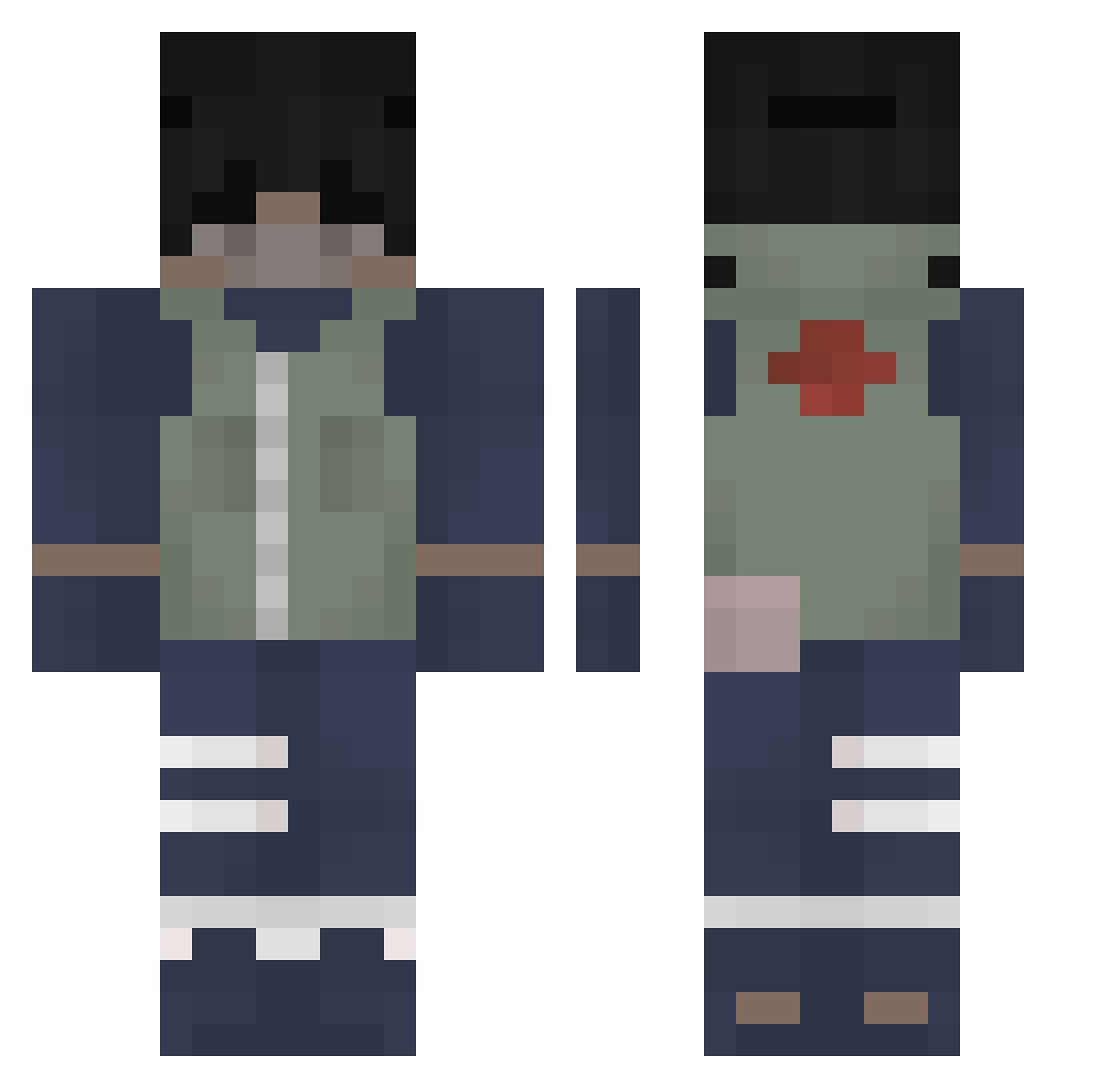 _k4k4shi_ Minecraft skin, front and back view
