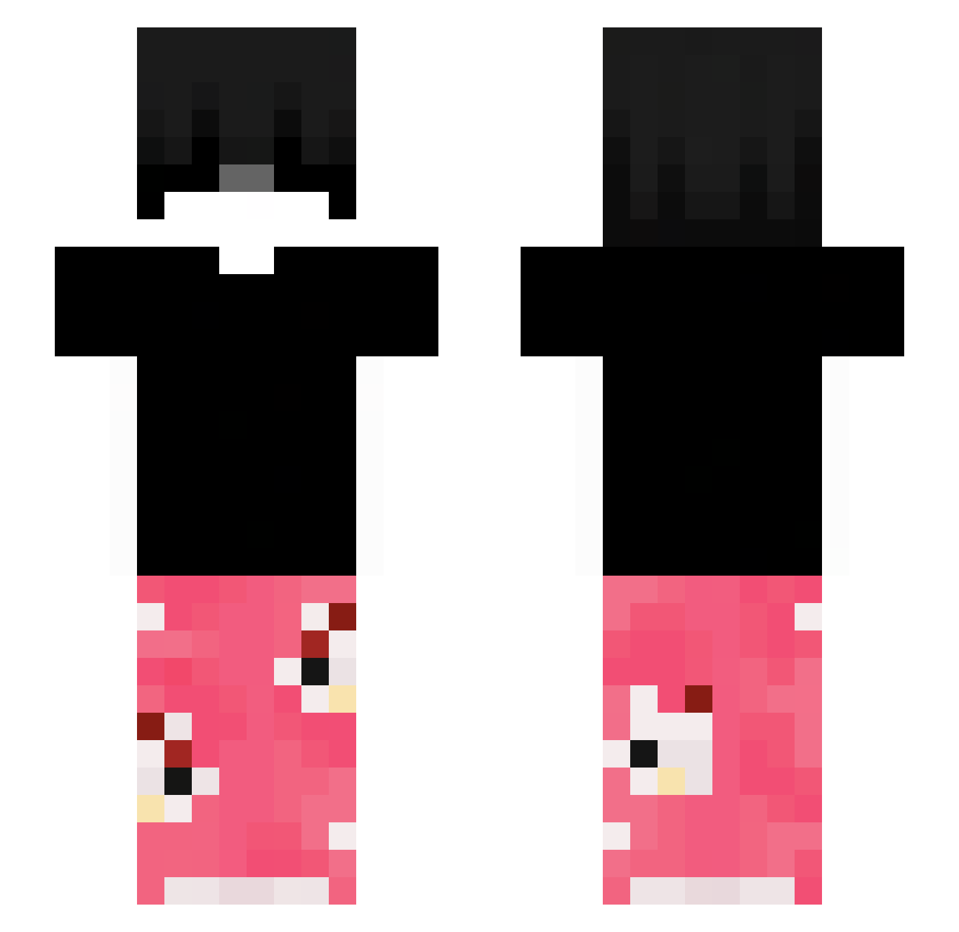 al4_20 Minecraft skin, front and back view