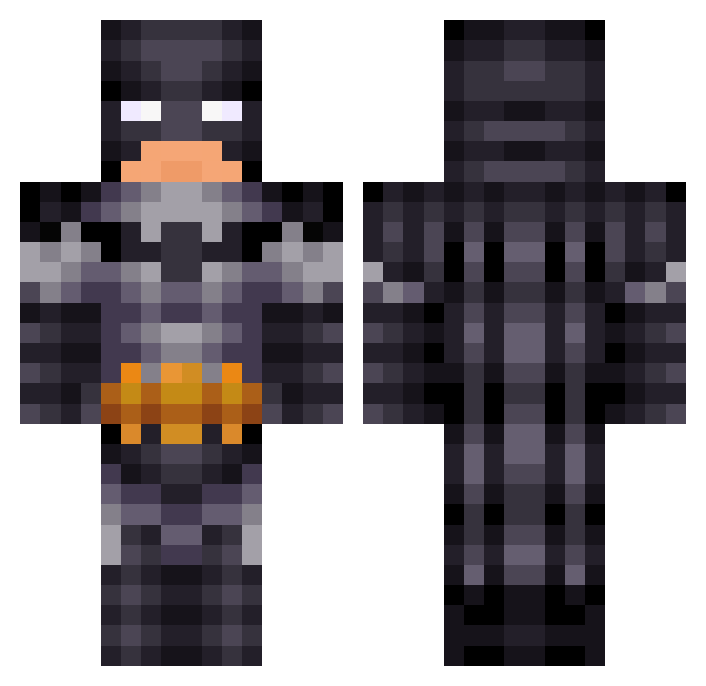 Ry4nW4lk3r Minecraft skin, front and back view