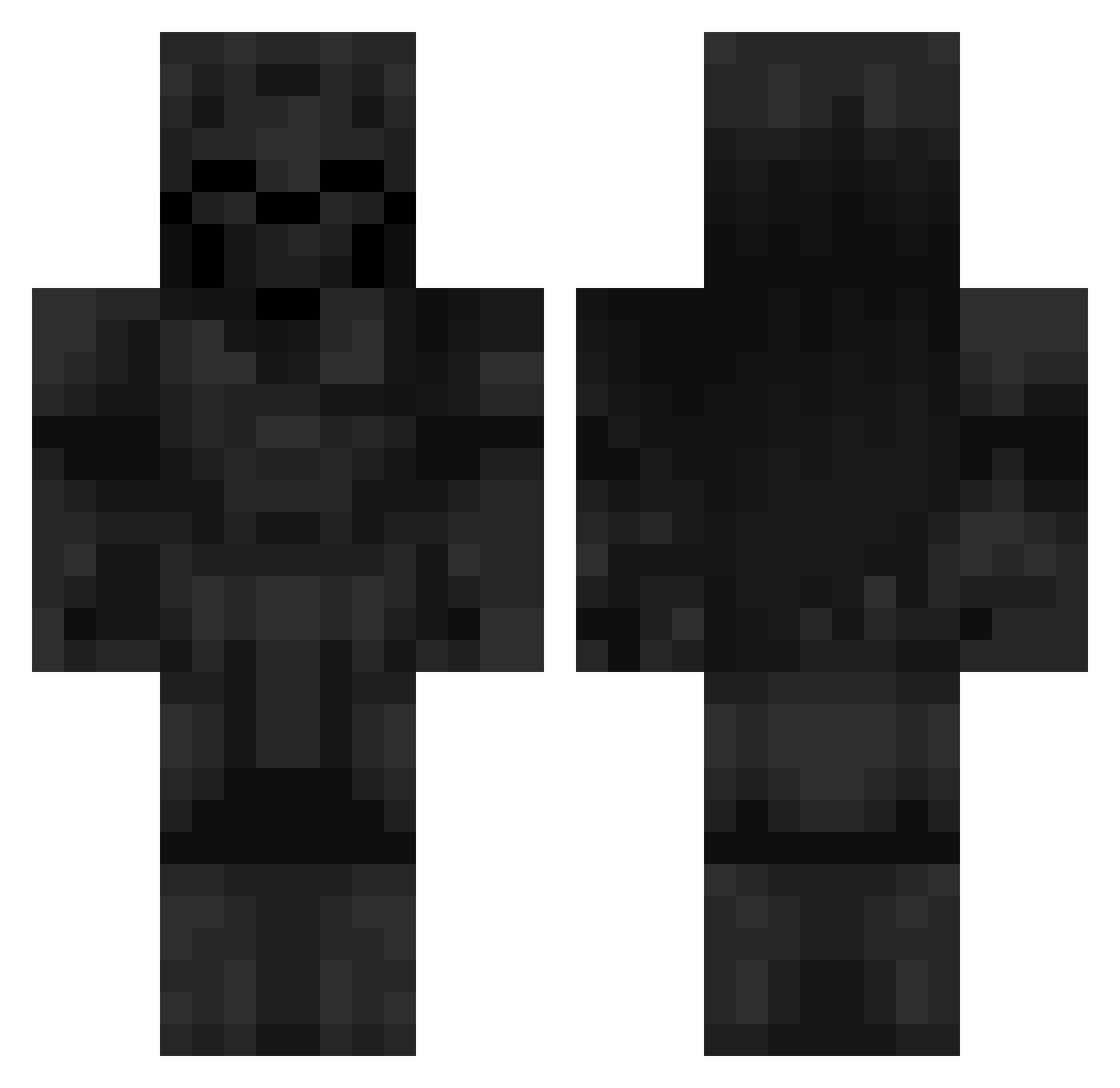 rier3n Minecraft skin, front and back view