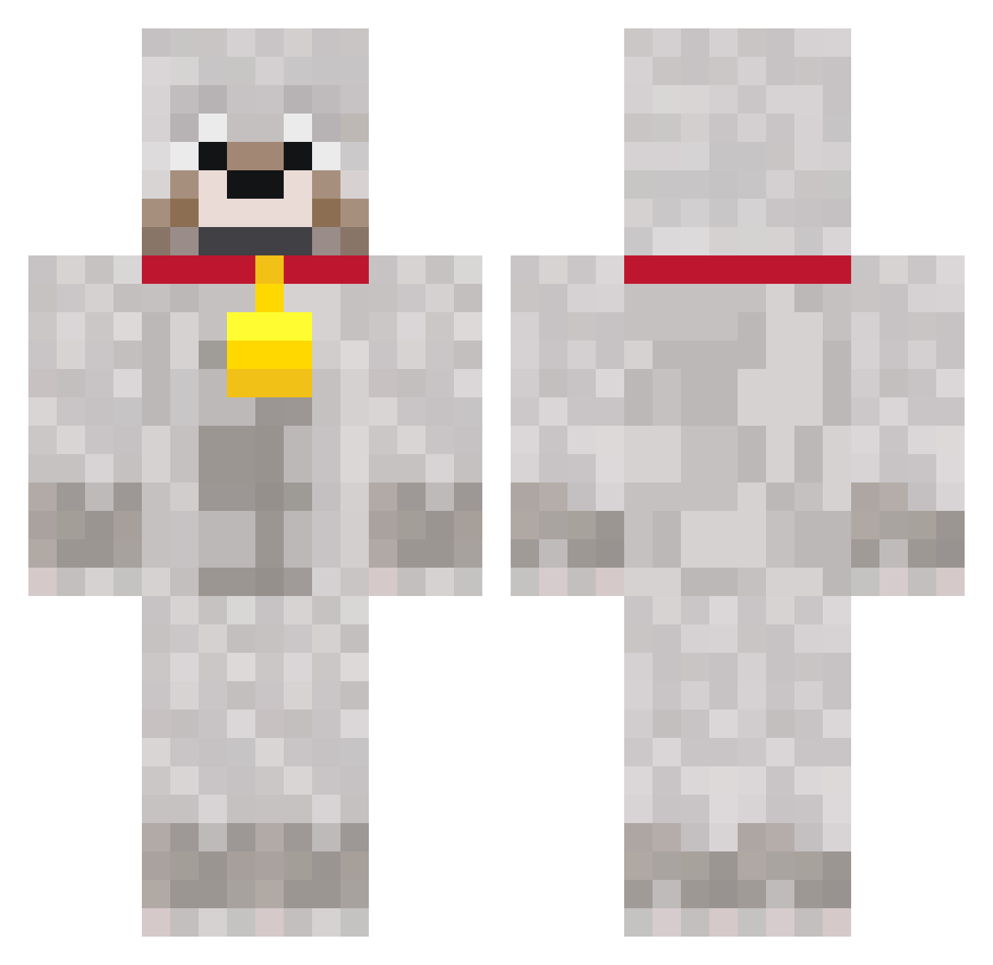 JOSEEE8789 Minecraft skin, front and back view