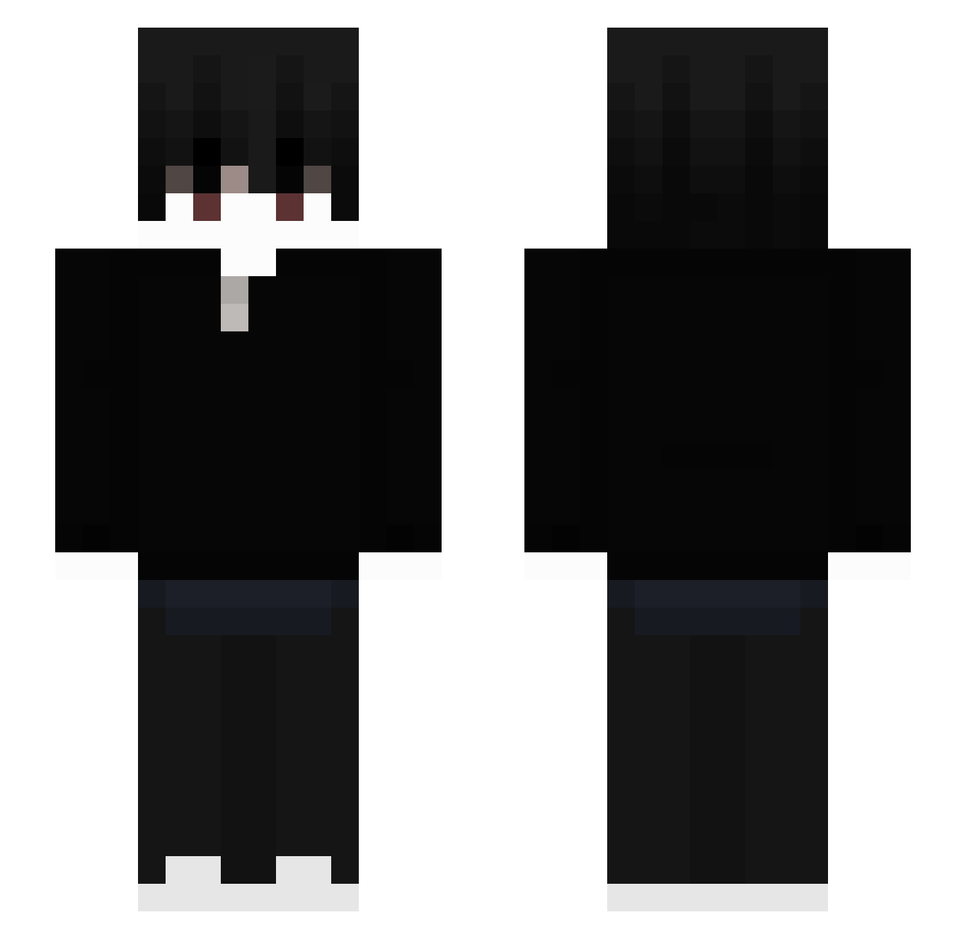 Rawnz_ Minecraft skin, front and back view