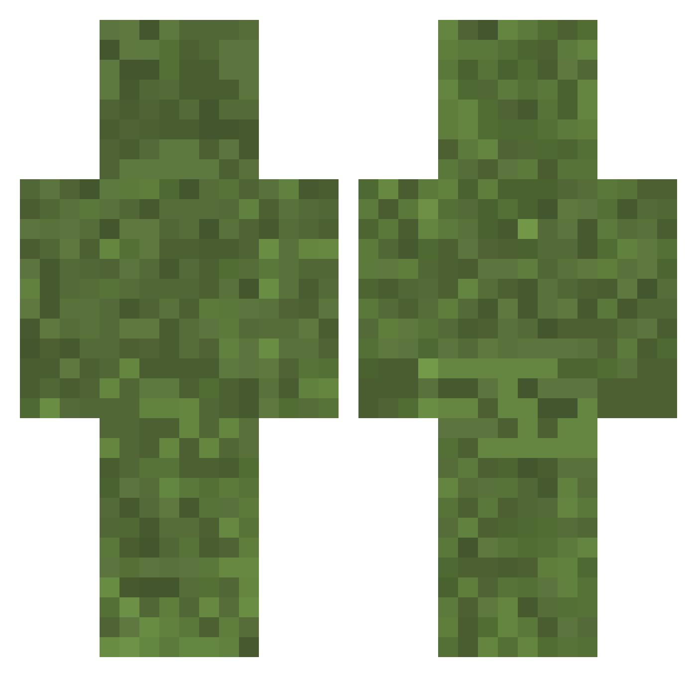 artureziuks Minecraft skin, front and back view
